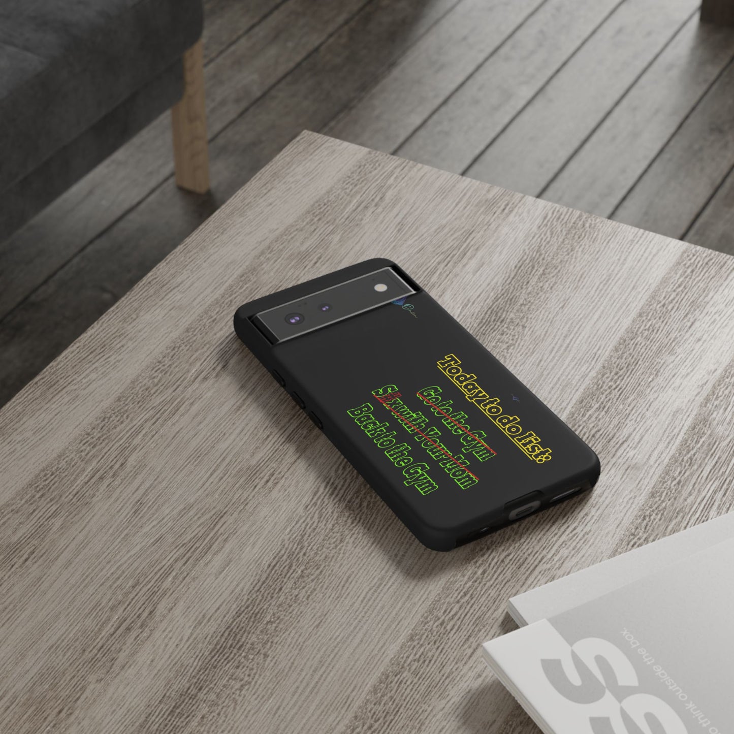 BlackOnion Brand New Phone Case - with Motivational Workout Motif’Today To Do List V2 ‘💪🔥🫵