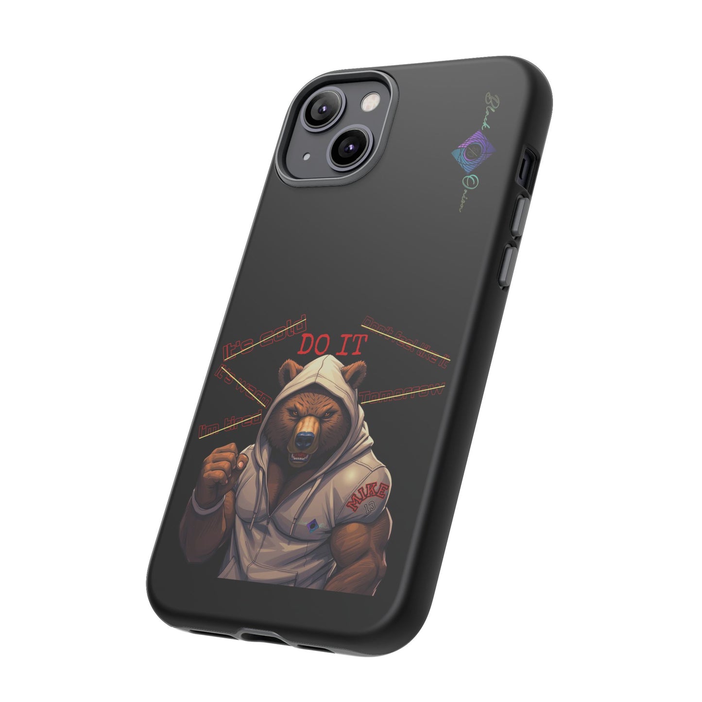 BlackOnion Brand New Phone Case - with Motivational Workout Motif’Do it ‘💪🔥🫵