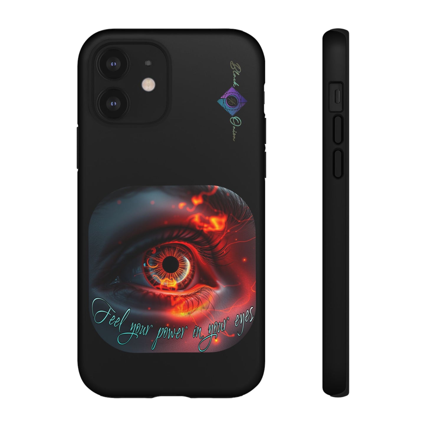 BlackOnion Brand New Phone Case - with Motivational Workout Motif ’Feel your power ‘💪🔥🫵