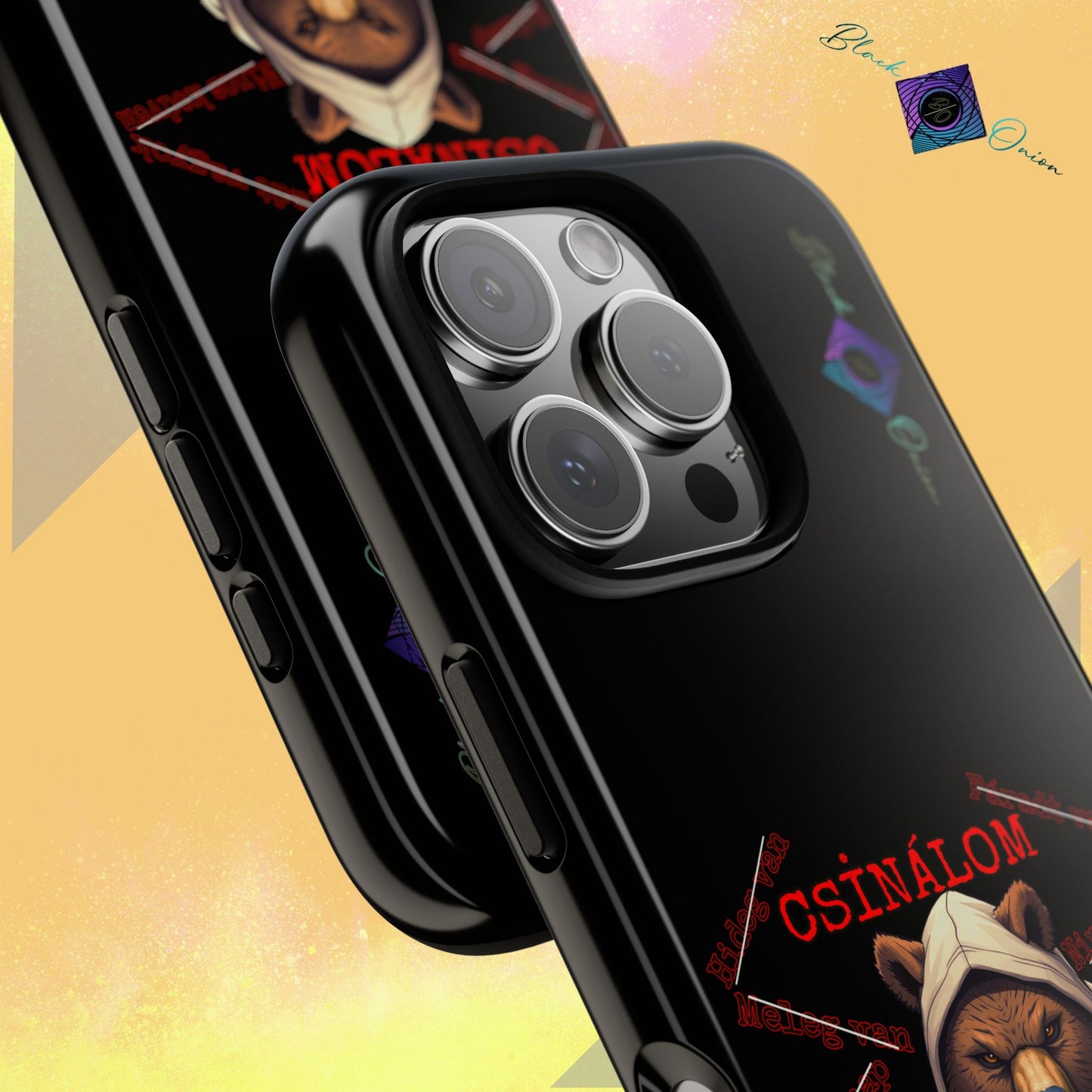 BlackOnion Brand New Phone Case - with Motivational Workout Motif ‘Csinálom ‘💪🔥🫵