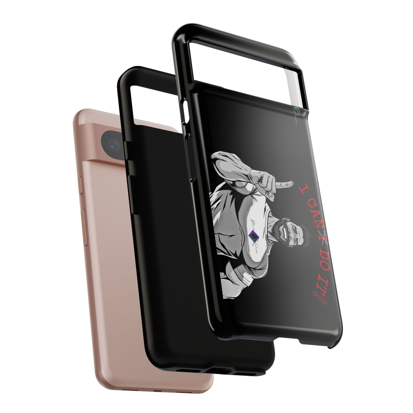 BlackOnion Brand New Phone Case - with Motivational Workout Motif’I Can Do It ‘💪🔥🫵