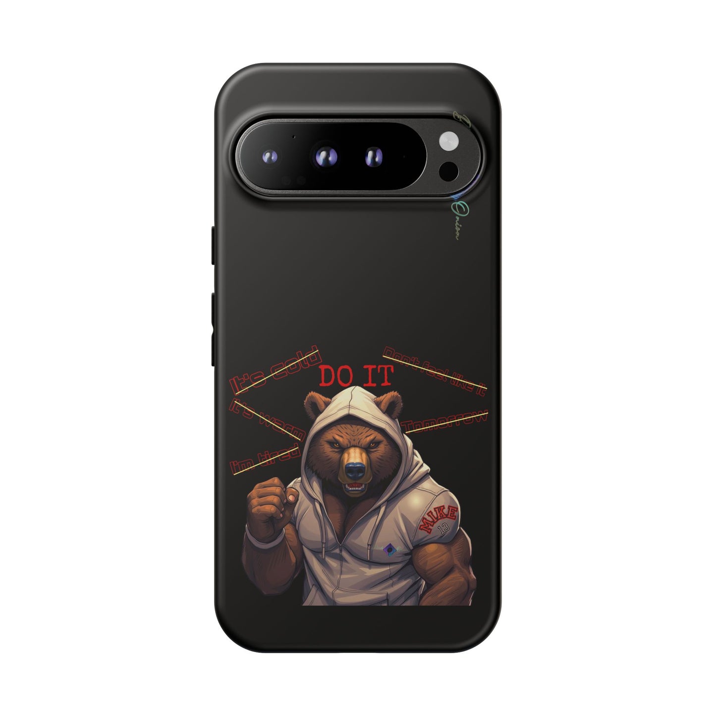BlackOnion Brand New Phone Case - with Motivational Workout Motif’Do it ‘💪🔥🫵