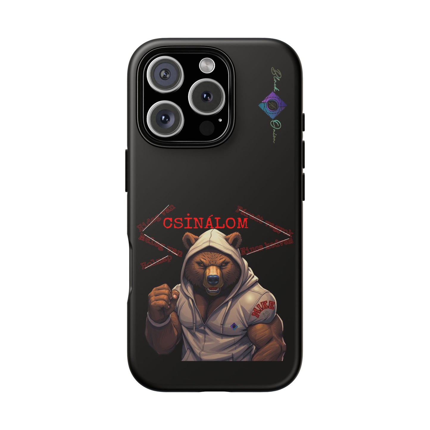 BlackOnion Brand New Phone Case - with Motivational Workout Motif ‘Csinálom ‘💪🔥🫵