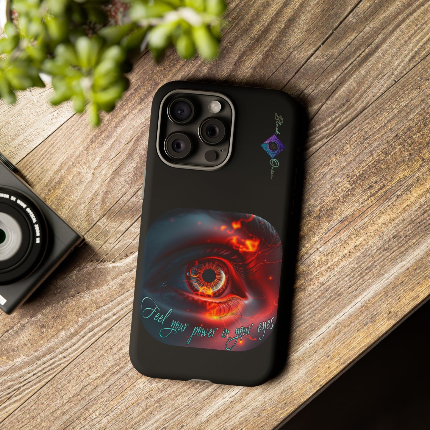 BlackOnion Brand New Phone Case - with Motivational Workout Motif ’Feel your power ‘💪🔥🫵
