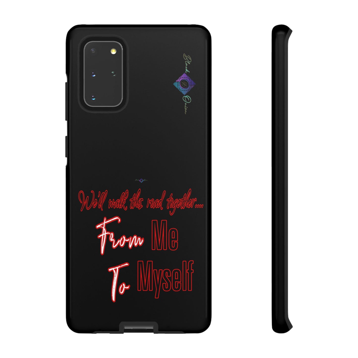 BlackOnion Brand New Phone Case - with Motivational Workout Motif’We’ll walk ‘💪🔥🫵