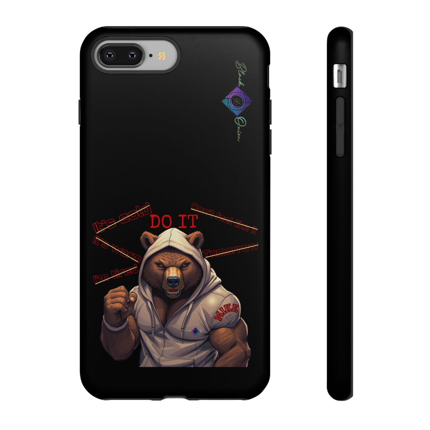 BlackOnion Brand New Phone Case - with Motivational Workout Motif’Do it ‘💪🔥🫵