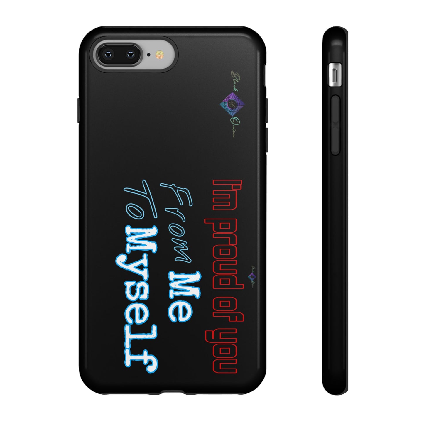 BlackOnion Brand New Phone Case - with Motivational Workout Motif’I’m proud of you ‘💪🔥🫵