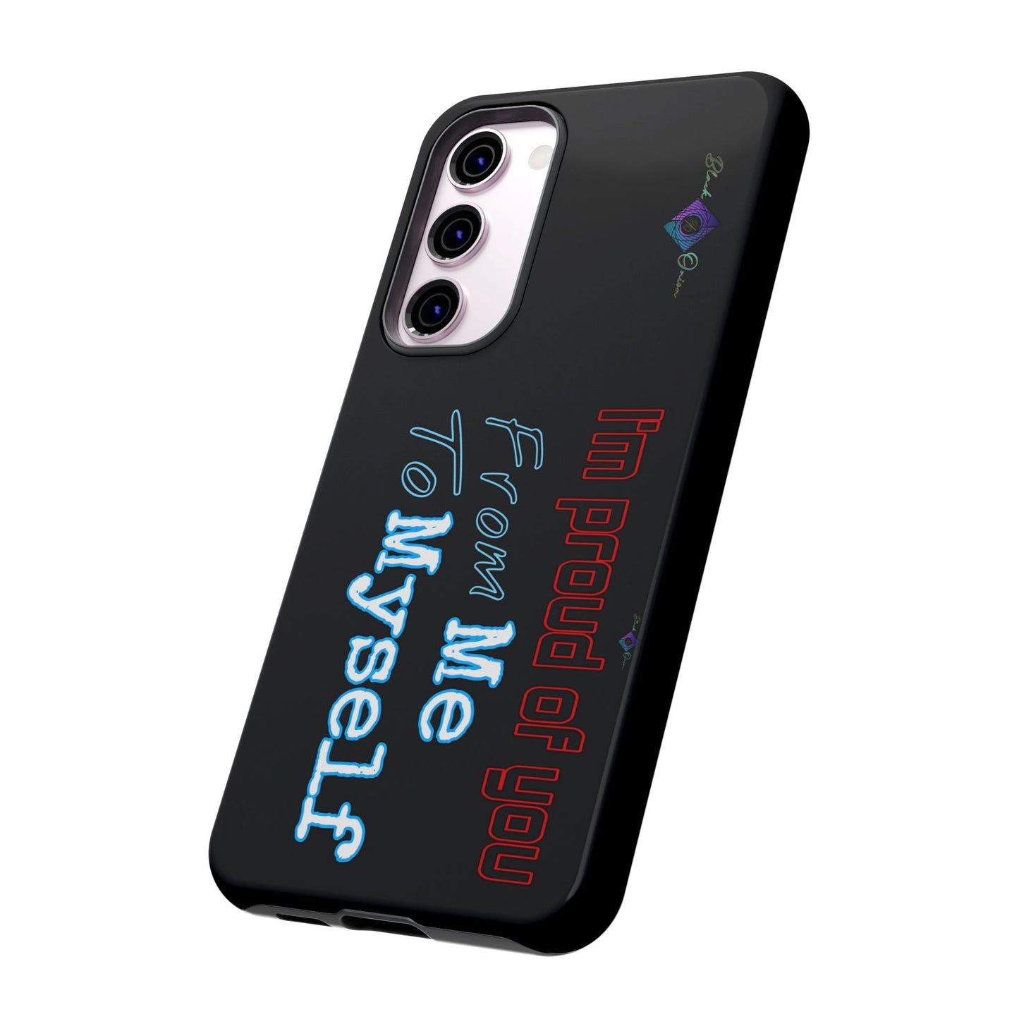 BlackOnion Brand New Phone Case - with Motivational Workout Motif’I’m proud of you ‘💪🔥🫵