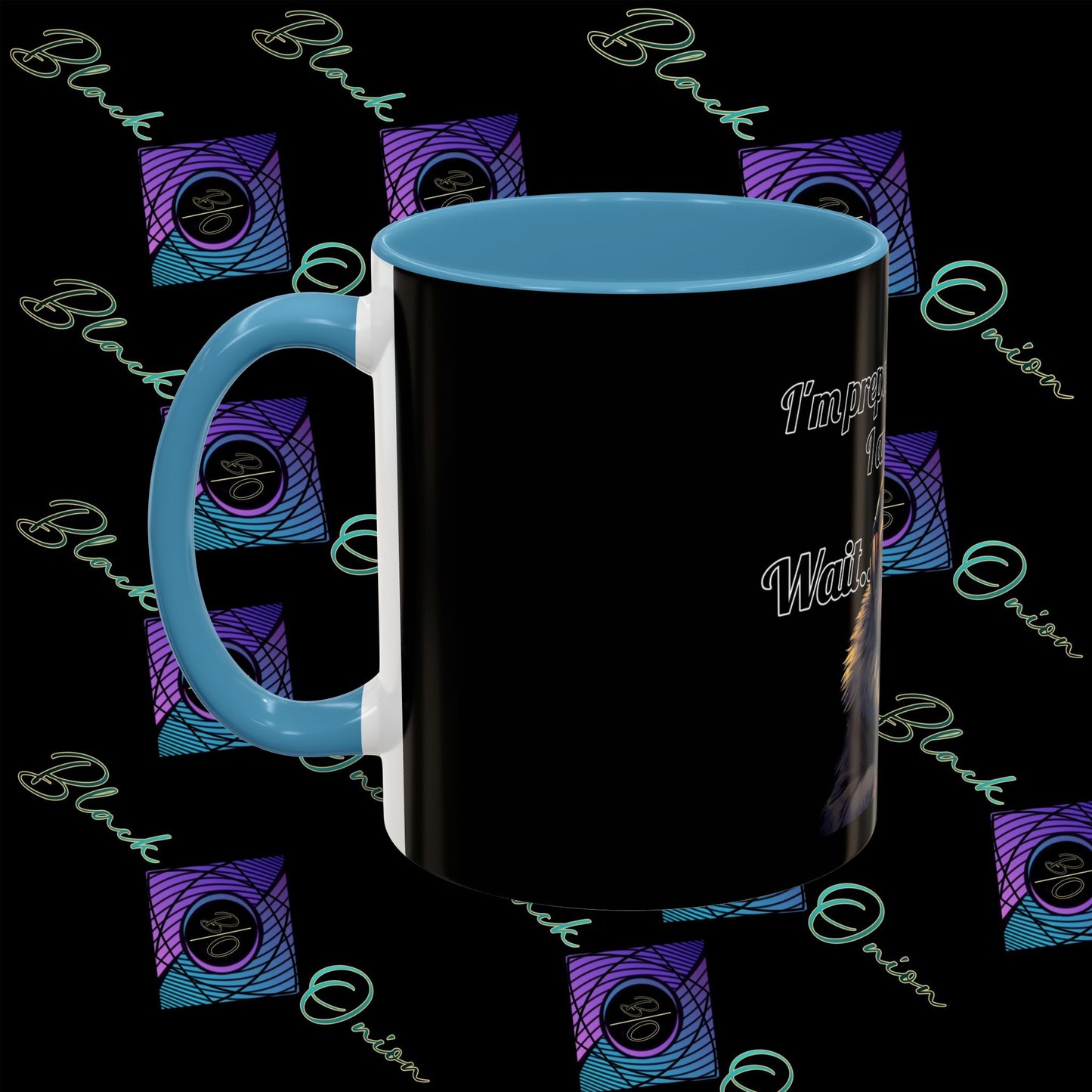 BlackOnion Coffee Mug 2 with Workout Motif ‘Victory V2’🫵🔥💪
