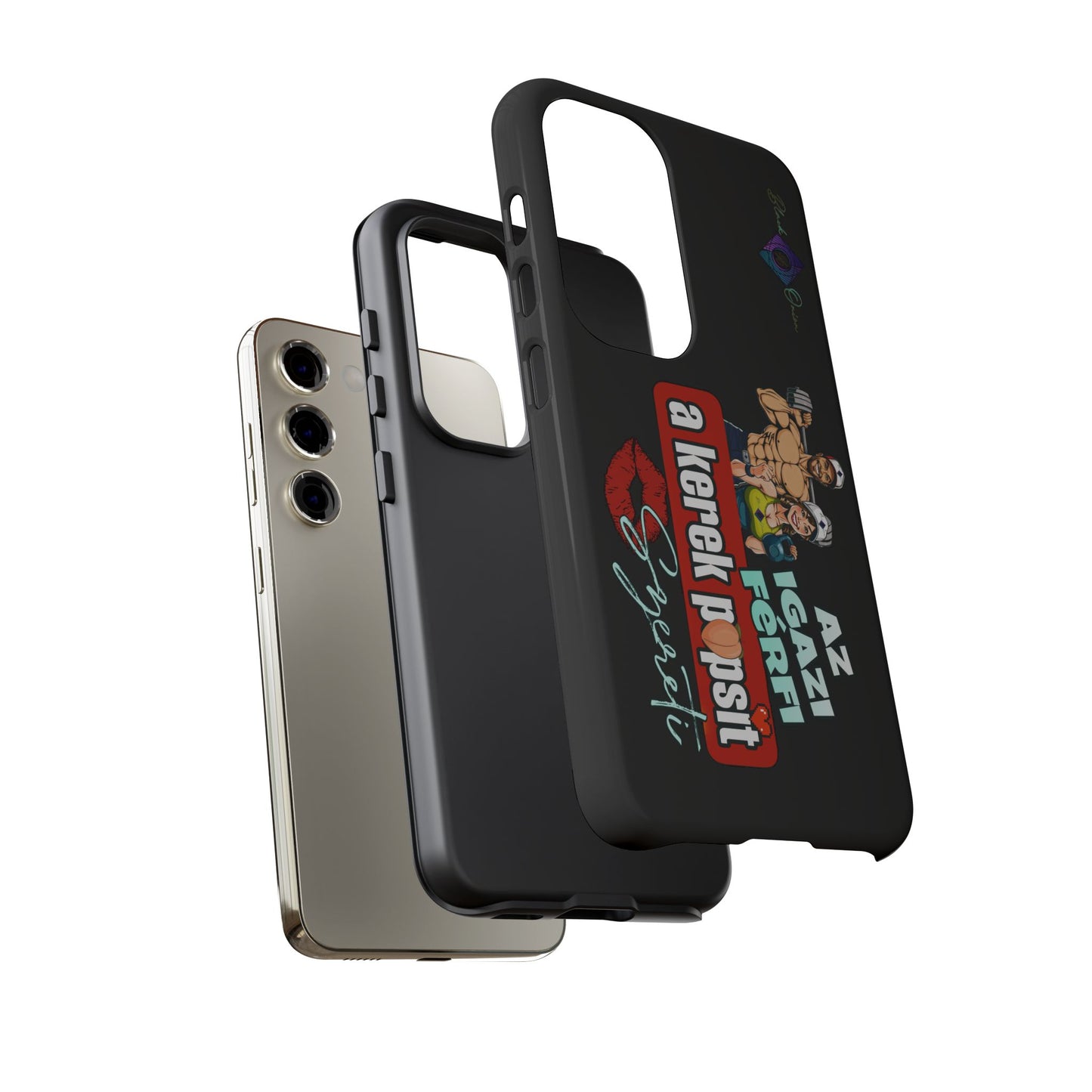 BlackOnion Brand New Phone Case - with Motivational Workout Motif ‘Az igazi férfi ‘💪🔥🫵