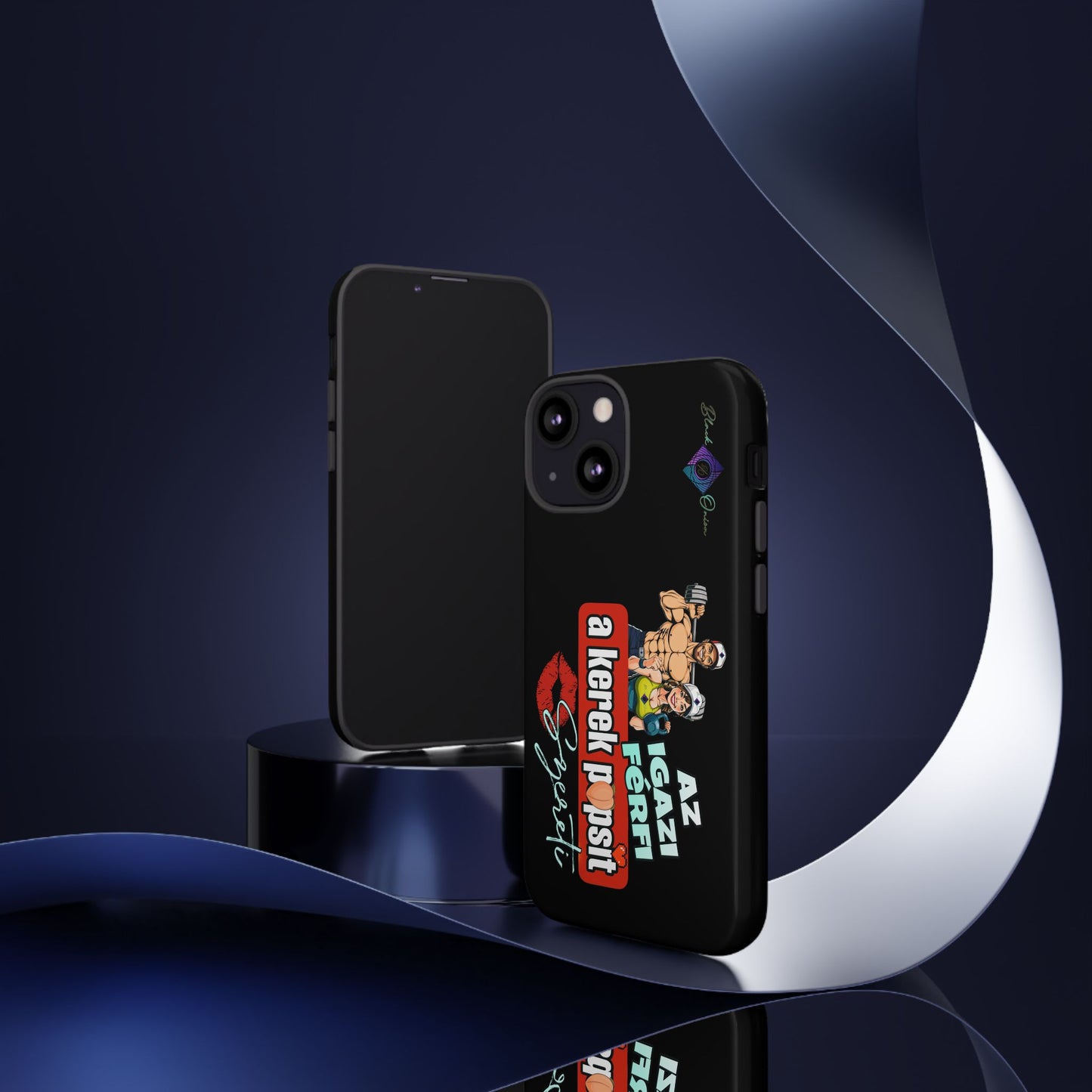 BlackOnion Brand New Phone Case - with Motivational Workout Motif ‘Az igazi férfi ‘💪🔥🫵
