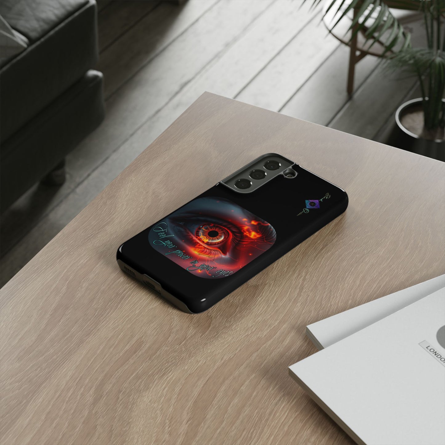 BlackOnion Brand New Phone Case - with Motivational Workout Motif ’Feel your power ‘💪🔥🫵