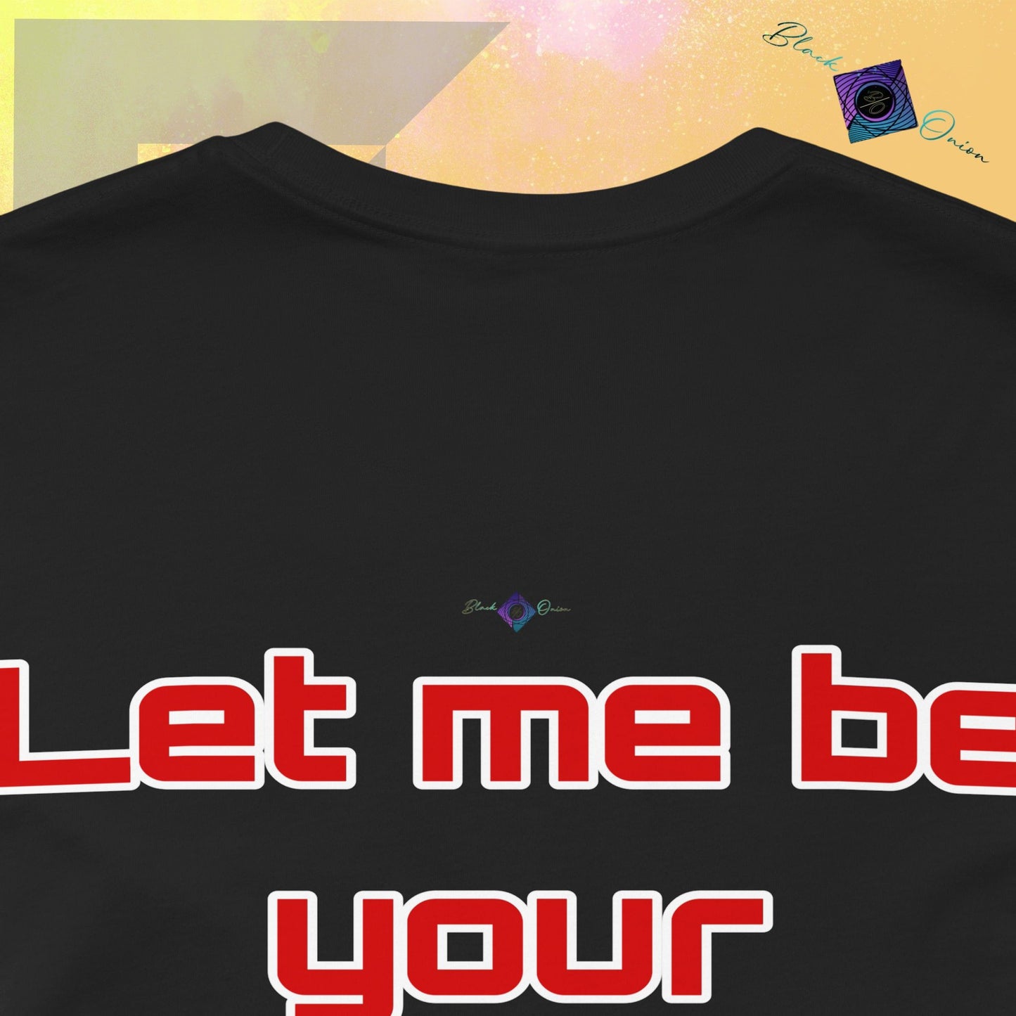 BlackOnion T-Shirt with Workout Motif “Let me be your Hero” 🫵🔥💪