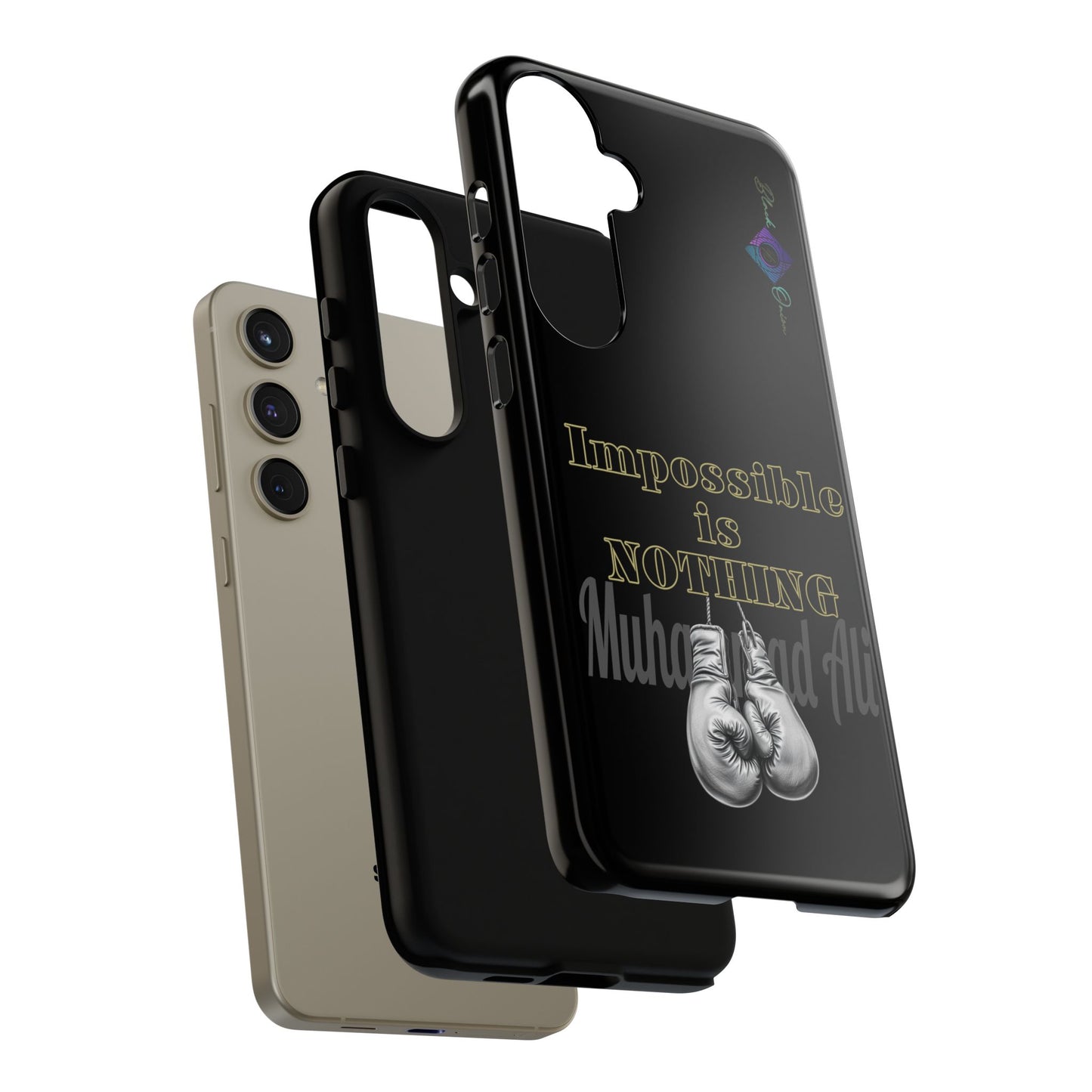 BlackOnion Brand New Phone Case - with Motivational Workout Motif ’Impossible ‘💪🔥🫵