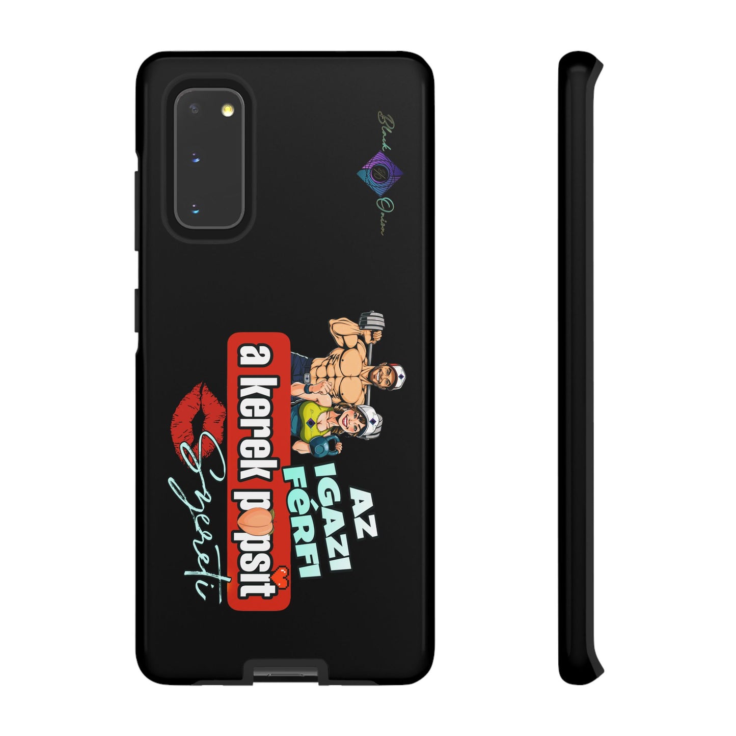 BlackOnion Brand New Phone Case - with Motivational Workout Motif ‘Az igazi férfi ‘💪🔥🫵