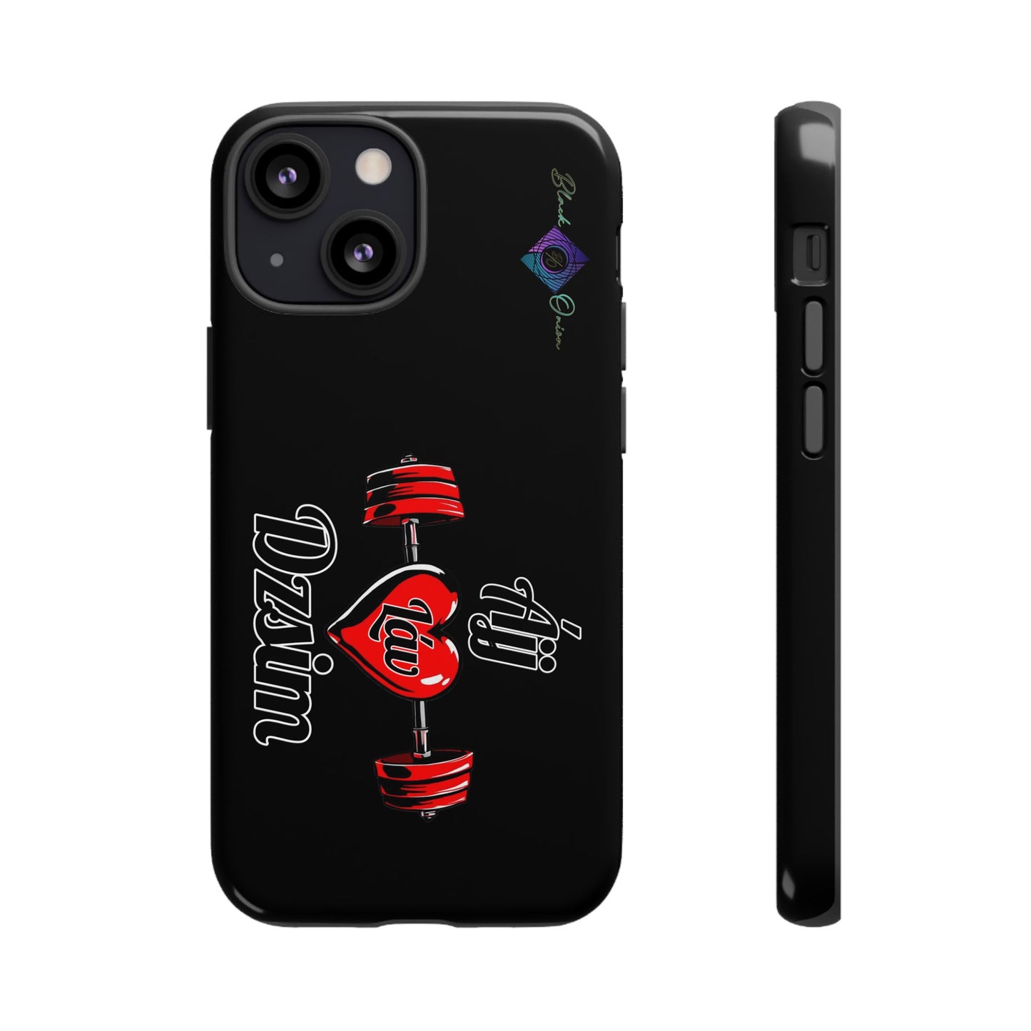 BlackOnion Brand New Phone Case - with Motivational Workout Motif’Ájj Láv Dzsim ‘💪🔥🫵