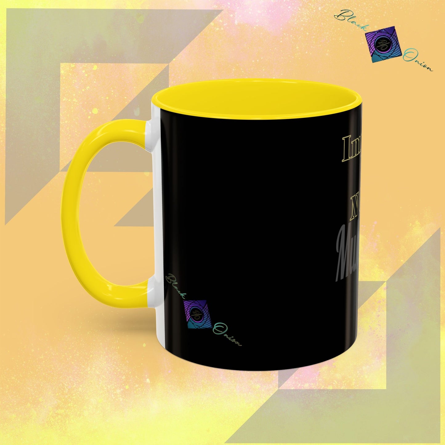 BlackOnion Coffee Mug 2 with Workout Motif ‘Impossible is NothingV2’🫵🔥💪