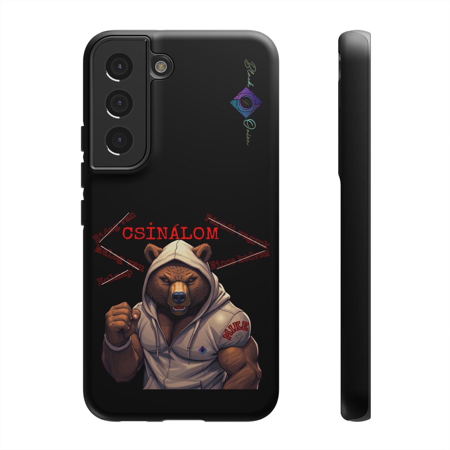 BlackOnion Brand New Phone Case - with Motivational Workout Motif ‘Csinálom ‘💪🔥🫵