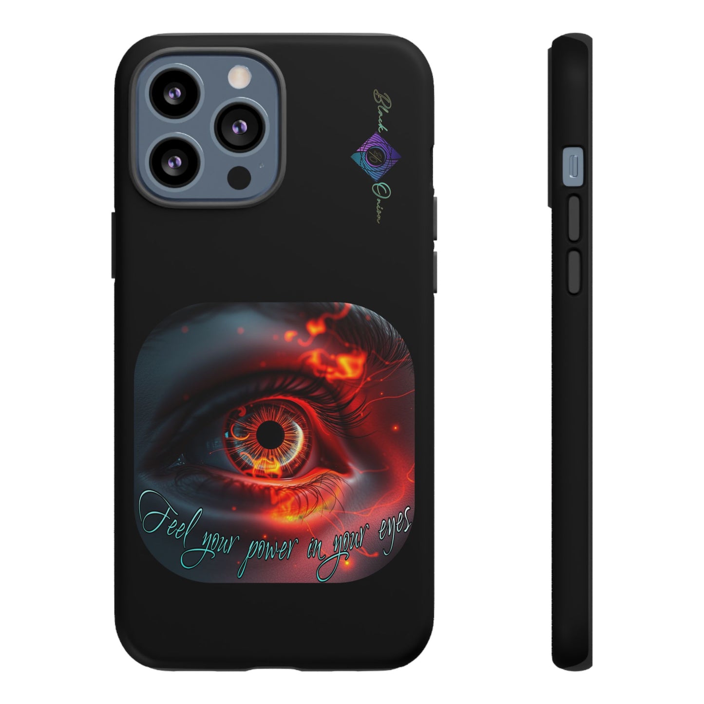 BlackOnion Brand New Phone Case - with Motivational Workout Motif ’Feel your power ‘💪🔥🫵