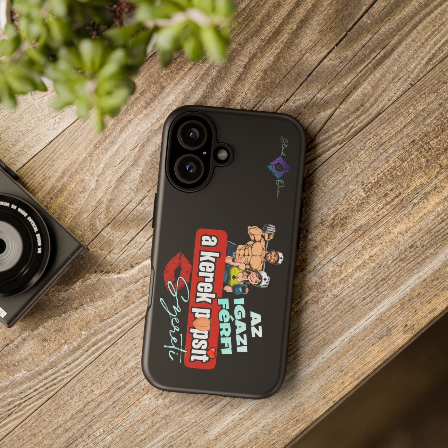 BlackOnion Brand New Phone Case - with Motivational Workout Motif ‘Az igazi férfi ‘💪🔥🫵