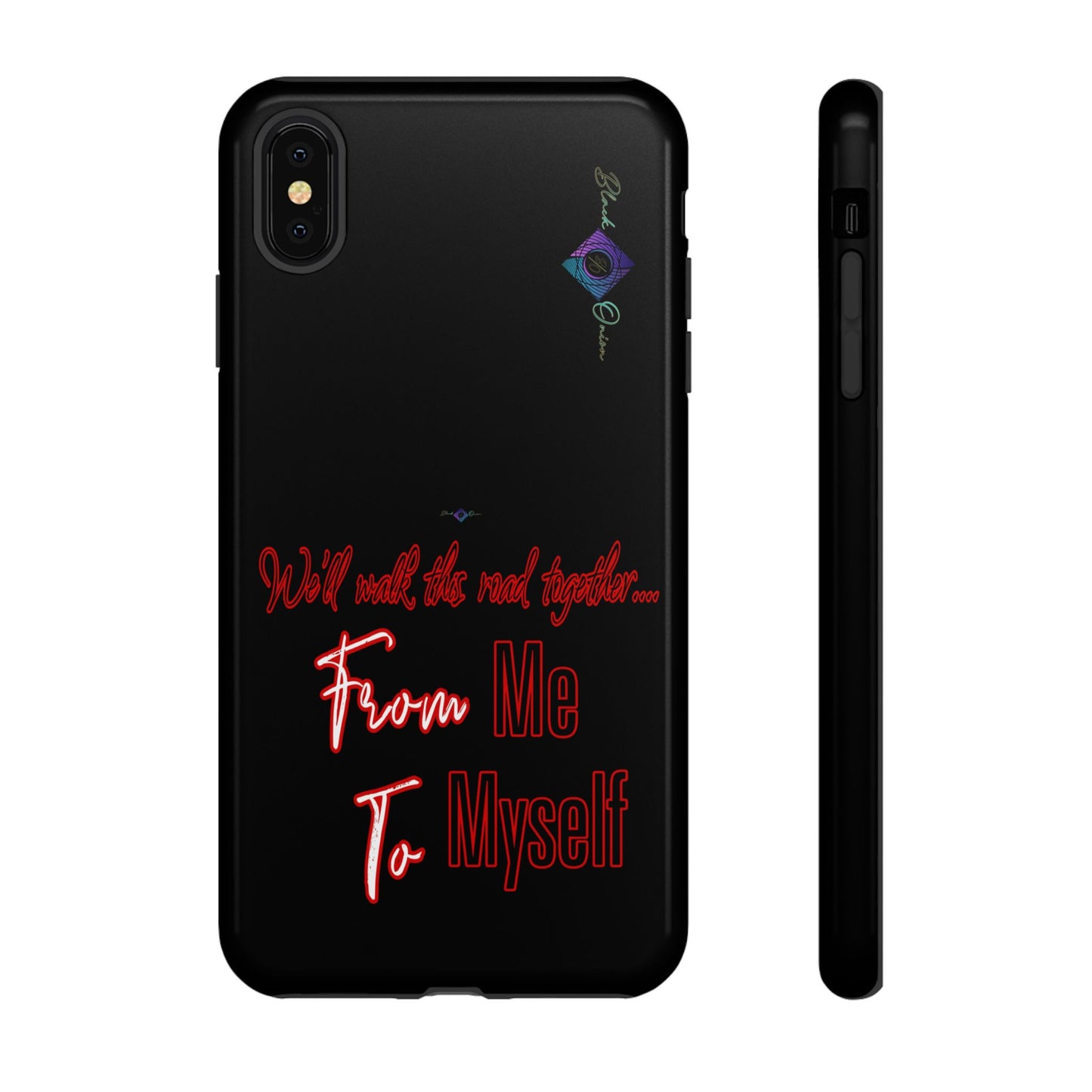 BlackOnion Brand New Phone Case - with Motivational Workout Motif’We’ll walk ‘💪🔥🫵