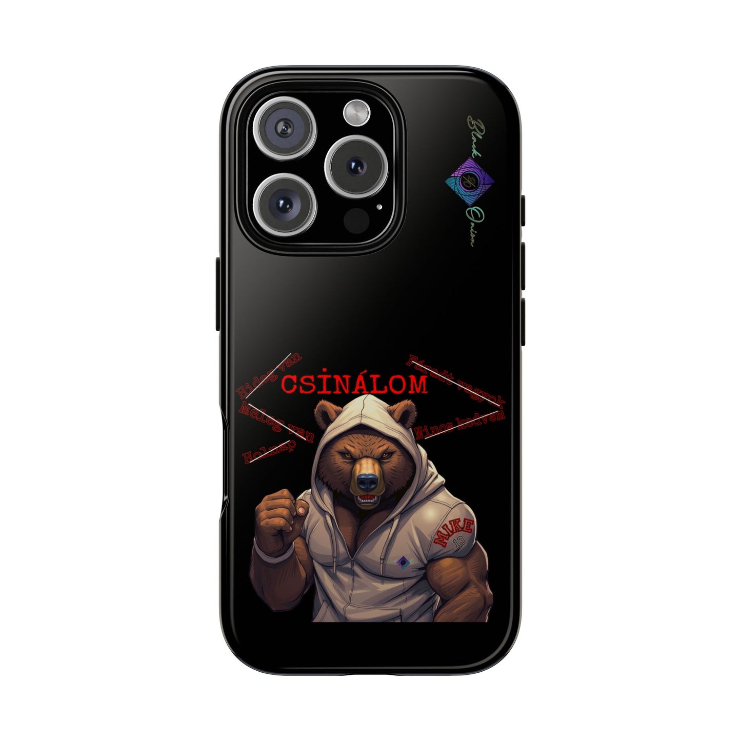 BlackOnion Brand New Phone Case - with Motivational Workout Motif ‘Csinálom ‘💪🔥🫵