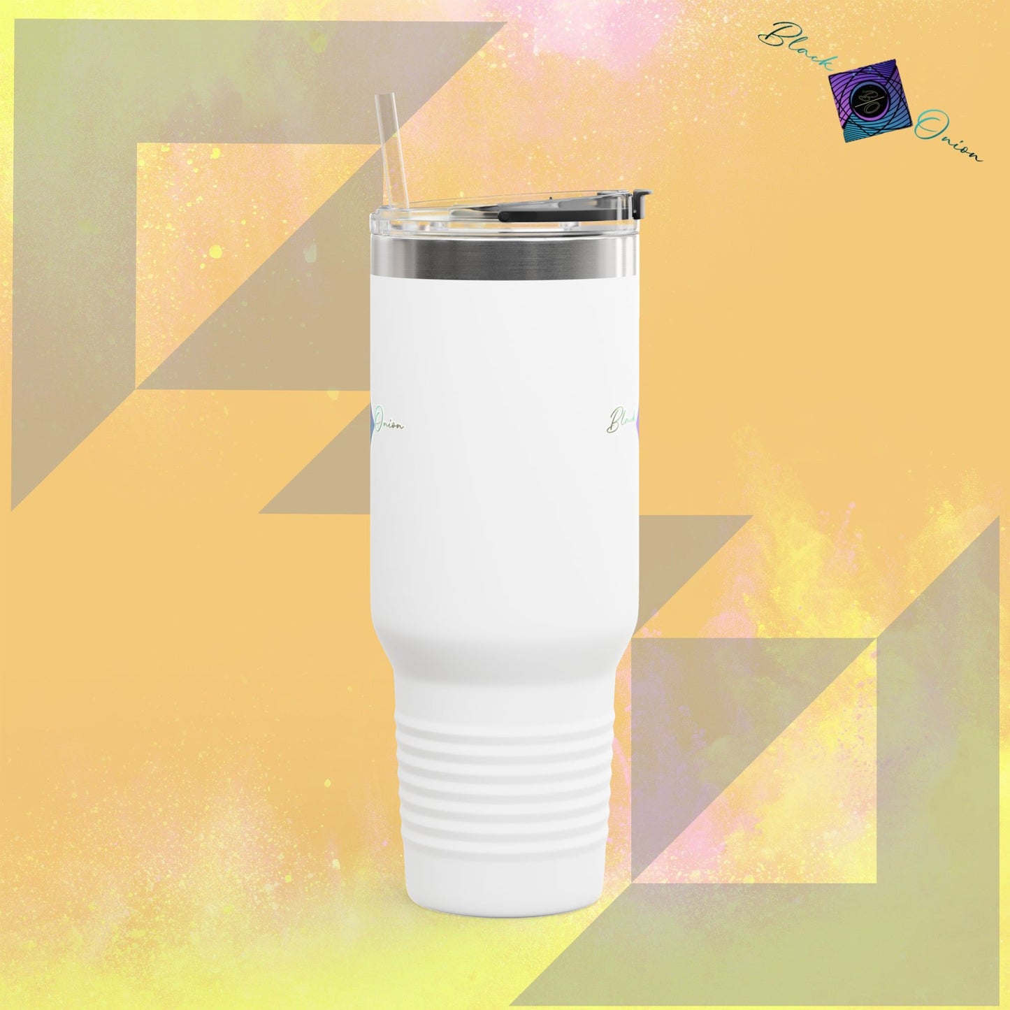 BlackOnion Travel Mug - 40oz with Straw
