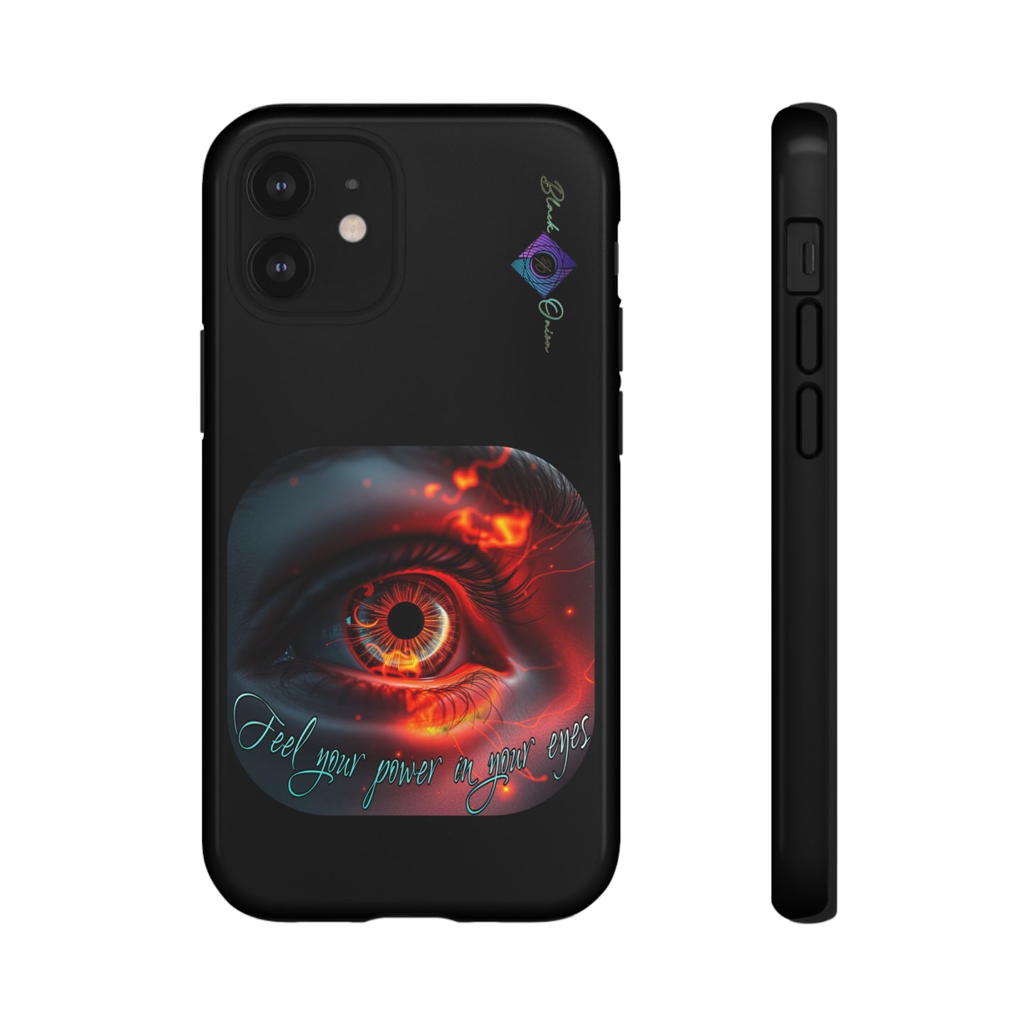 BlackOnion Brand New Phone Case - with Motivational Workout Motif ’Feel your power ‘💪🔥🫵