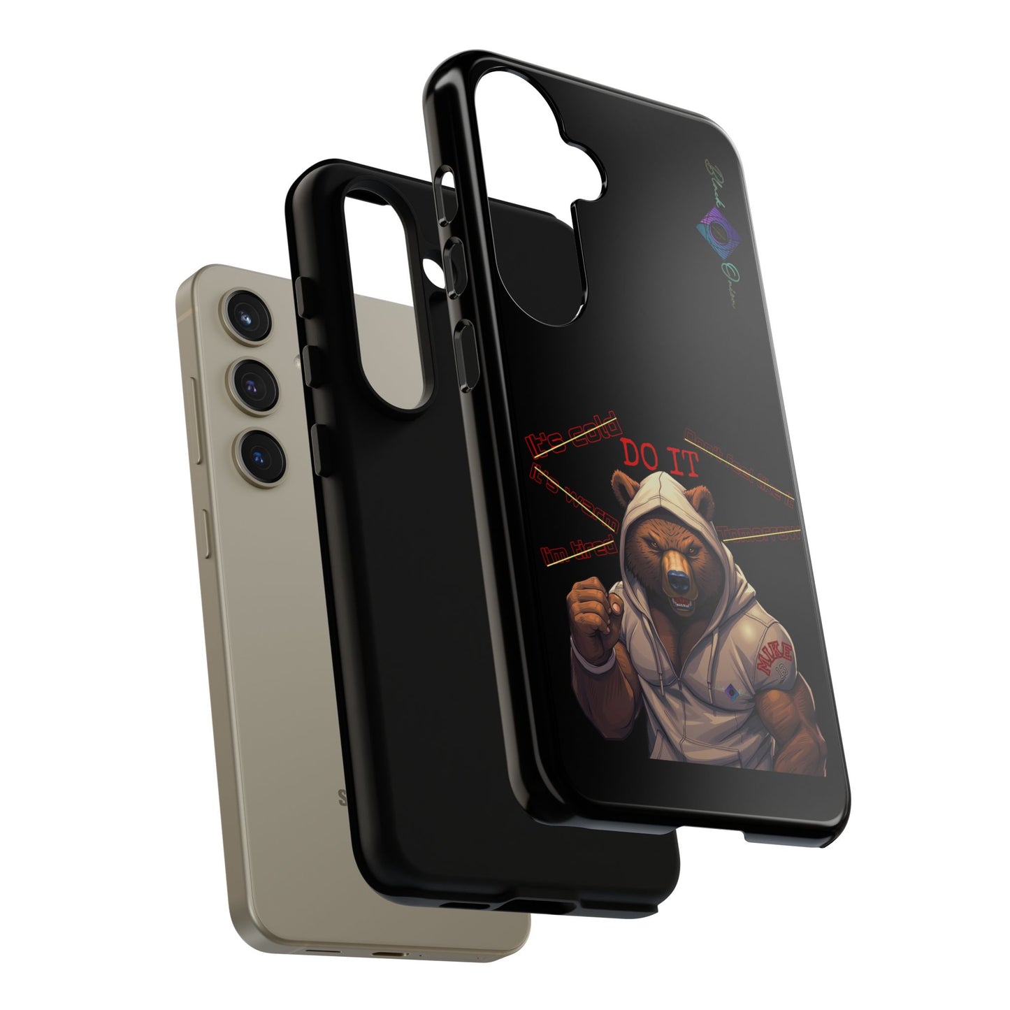 BlackOnion Brand New Phone Case - with Motivational Workout Motif’Do it ‘💪🔥🫵