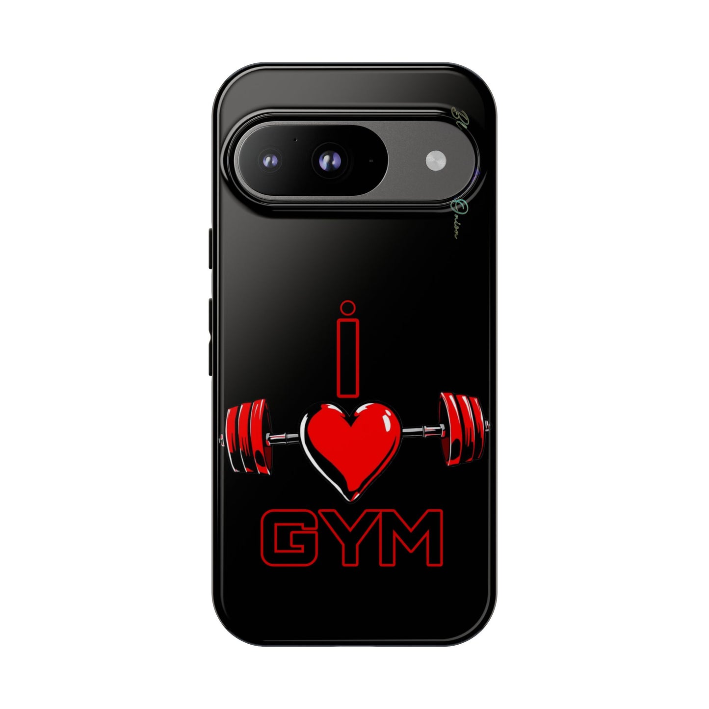 BlackOnion Brand New Phone Case - with Motivational Workout Motif’I Love Gym ‘💪🔥🫵