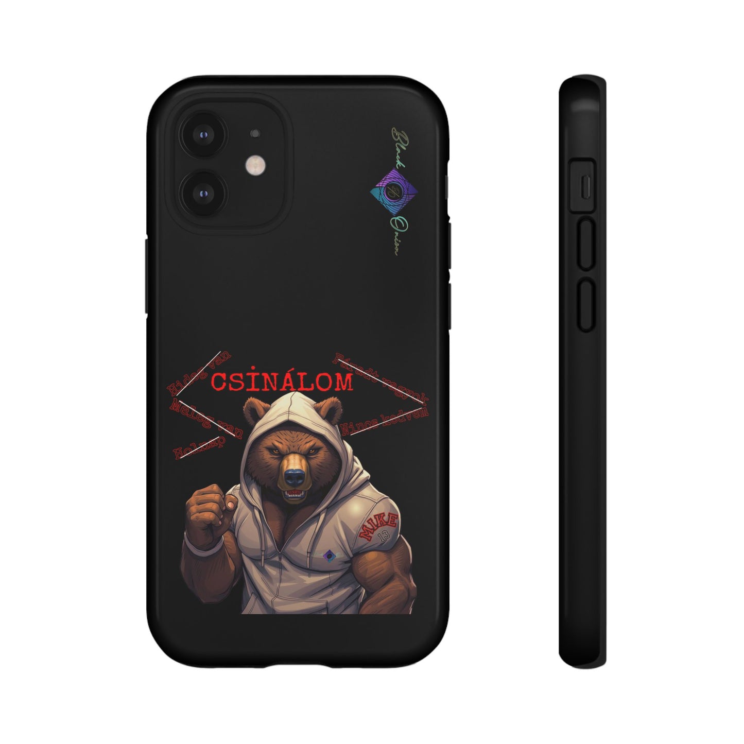 BlackOnion Brand New Phone Case - with Motivational Workout Motif ‘Csinálom ‘💪🔥🫵