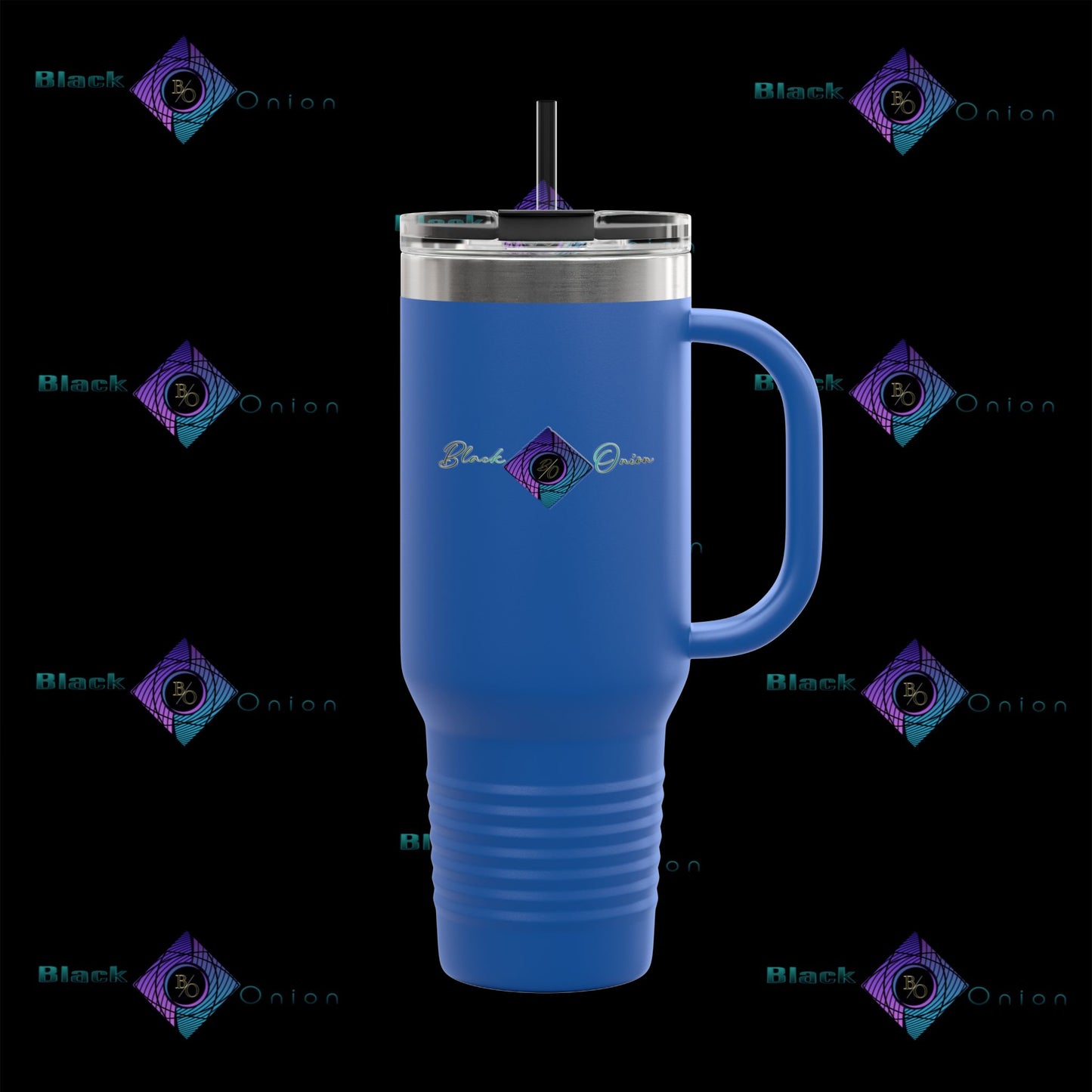 BlackOnion Travel Mug - 40oz with Straw
