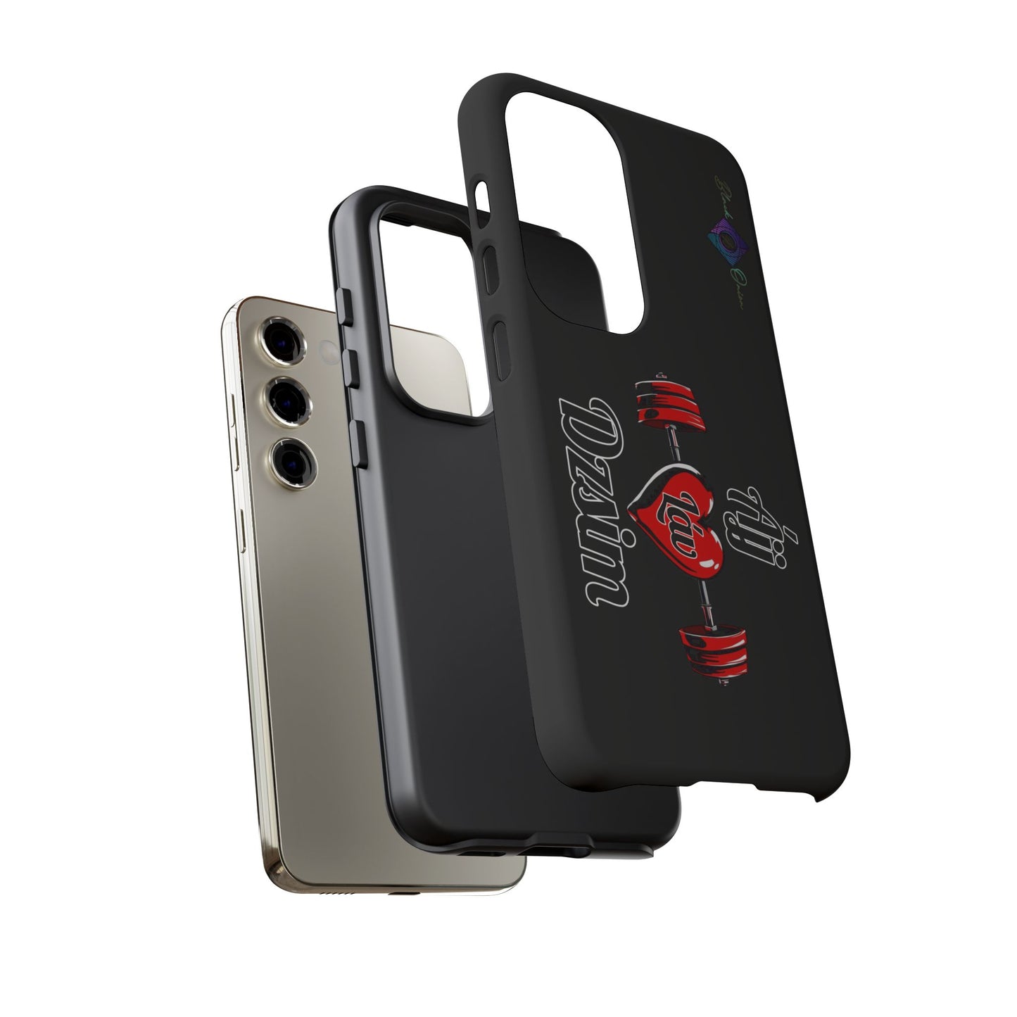 BlackOnion Brand New Phone Case - with Motivational Workout Motif’Ájj Láv Dzsim ‘💪🔥🫵