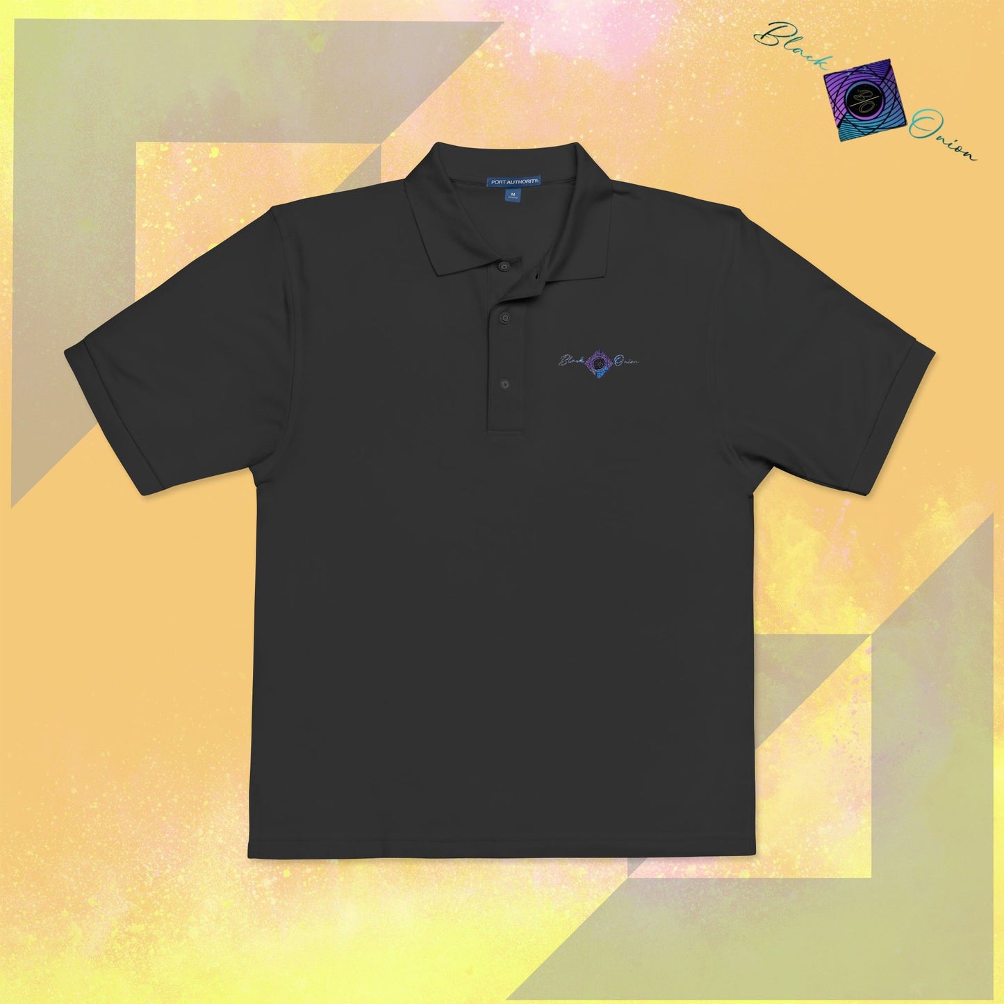 BlackOnion Stylish Unisex Embroidered Polo Shirt 💪🔥