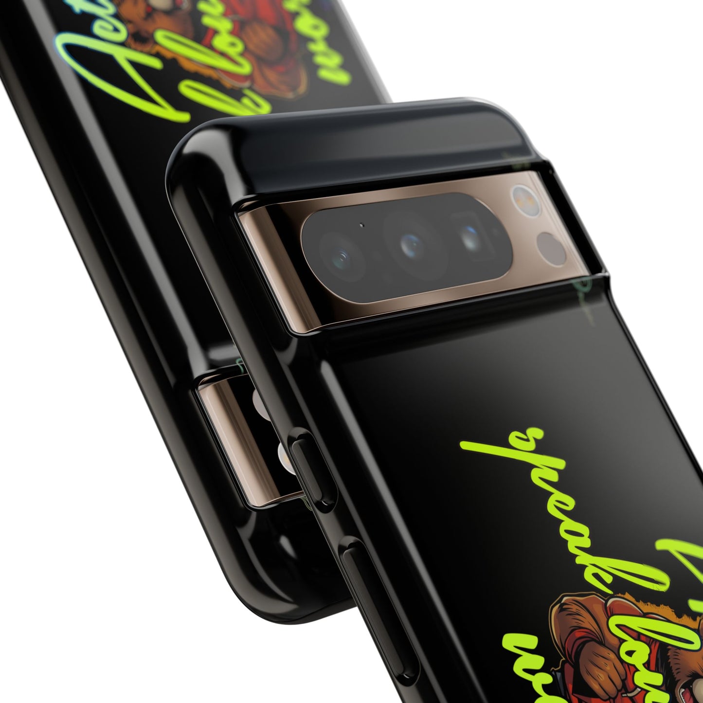 BlackOnion Brand New Phone Case - with Motivational Workout Motif ‘Actions speak lauder ‘💪🔥🫵
