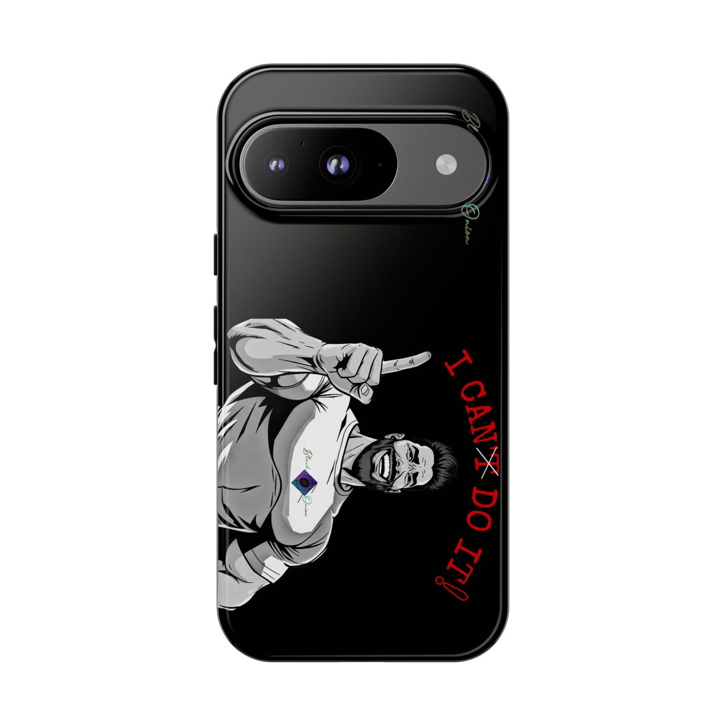 BlackOnion Brand New Phone Case - with Motivational Workout Motif’I Can Do It ‘💪🔥🫵
