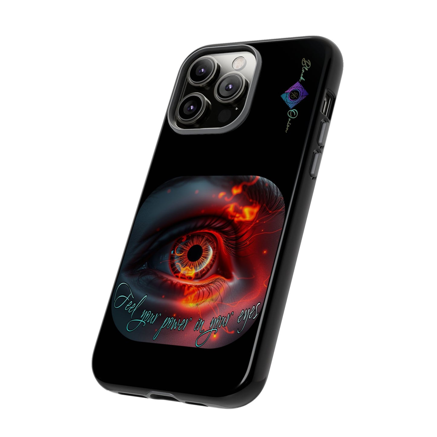 BlackOnion Brand New Phone Case - with Motivational Workout Motif ’Feel your power ‘💪🔥🫵