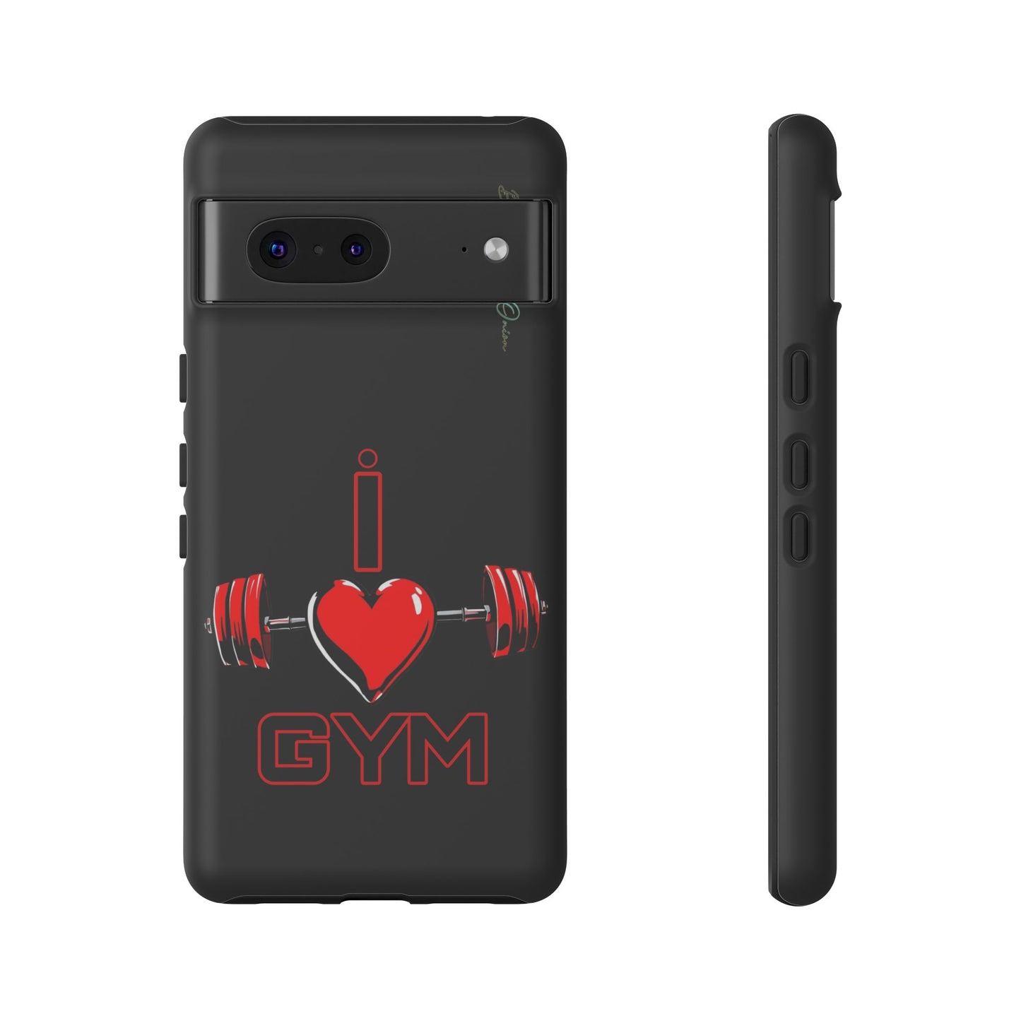 BlackOnion Brand New Phone Case - with Motivational Workout Motif’I Love Gym ‘💪🔥🫵