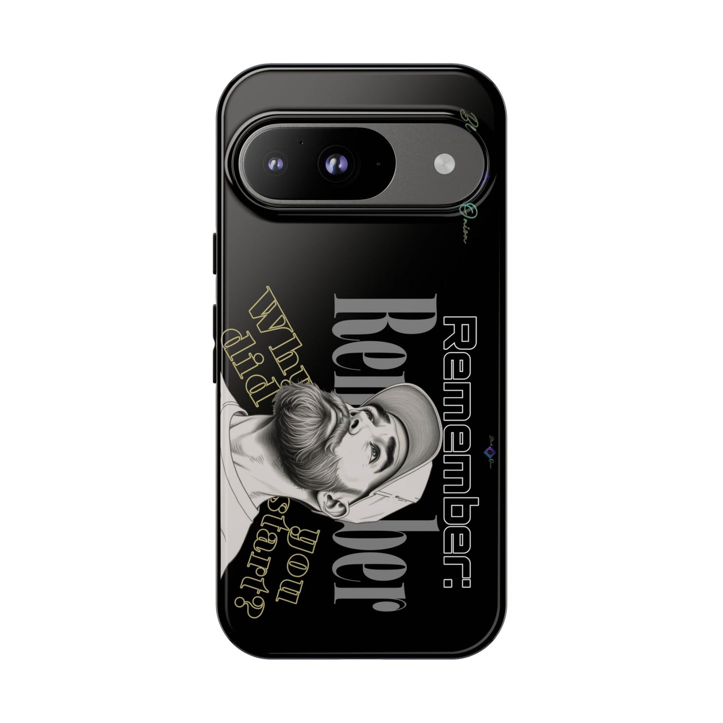 BlackOnion Brand New Phone Case - with Motivational Workout Motif’Remember ‘💪🔥🫵