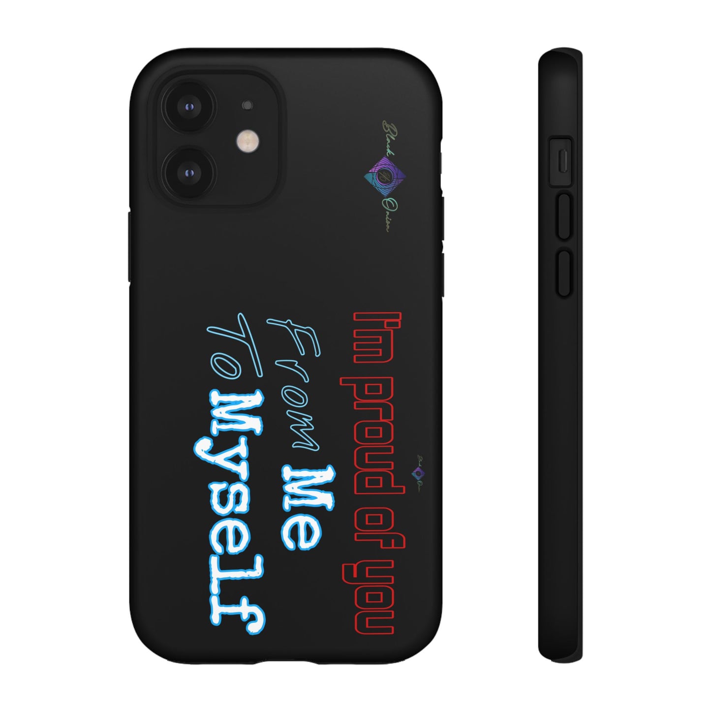 BlackOnion Brand New Phone Case - with Motivational Workout Motif’I’m proud of you ‘💪🔥🫵