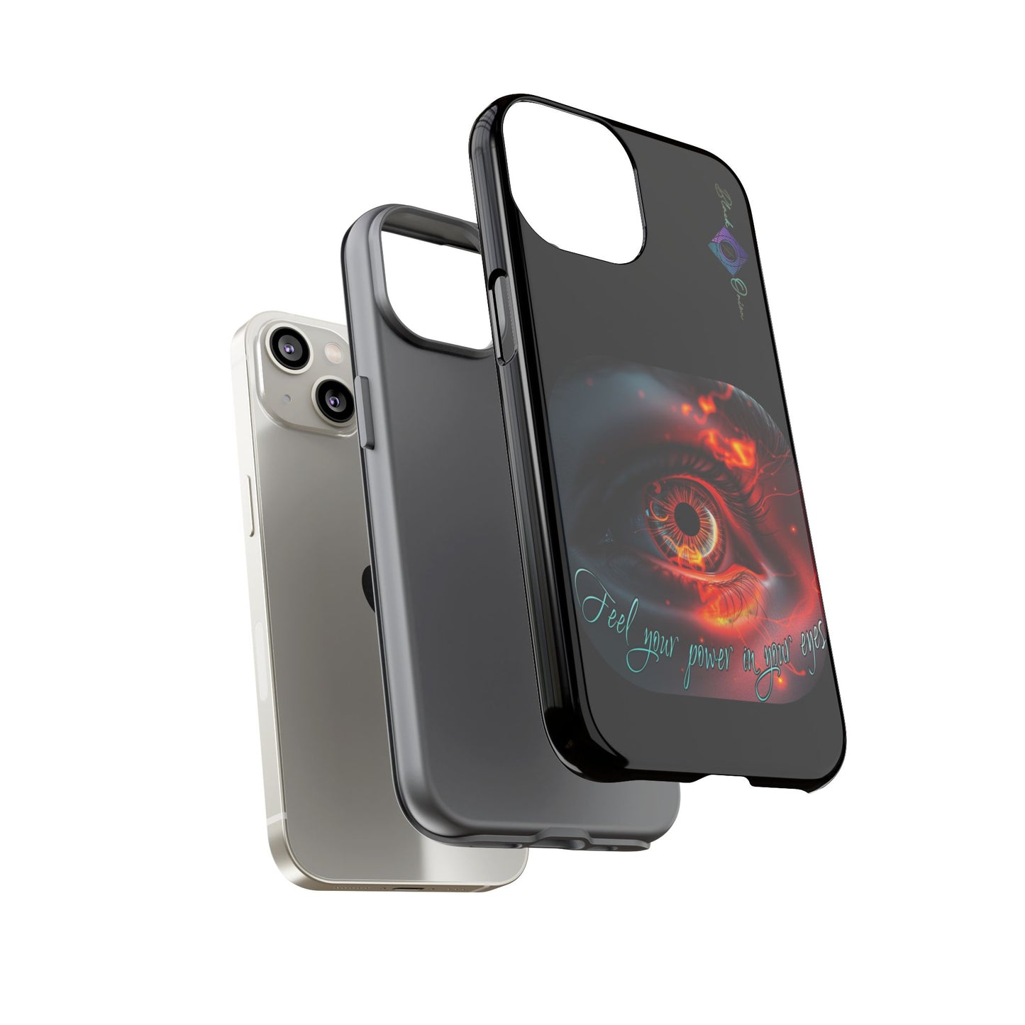 BlackOnion Brand New Phone Case - with Motivational Workout Motif ’Feel your power ‘💪🔥🫵