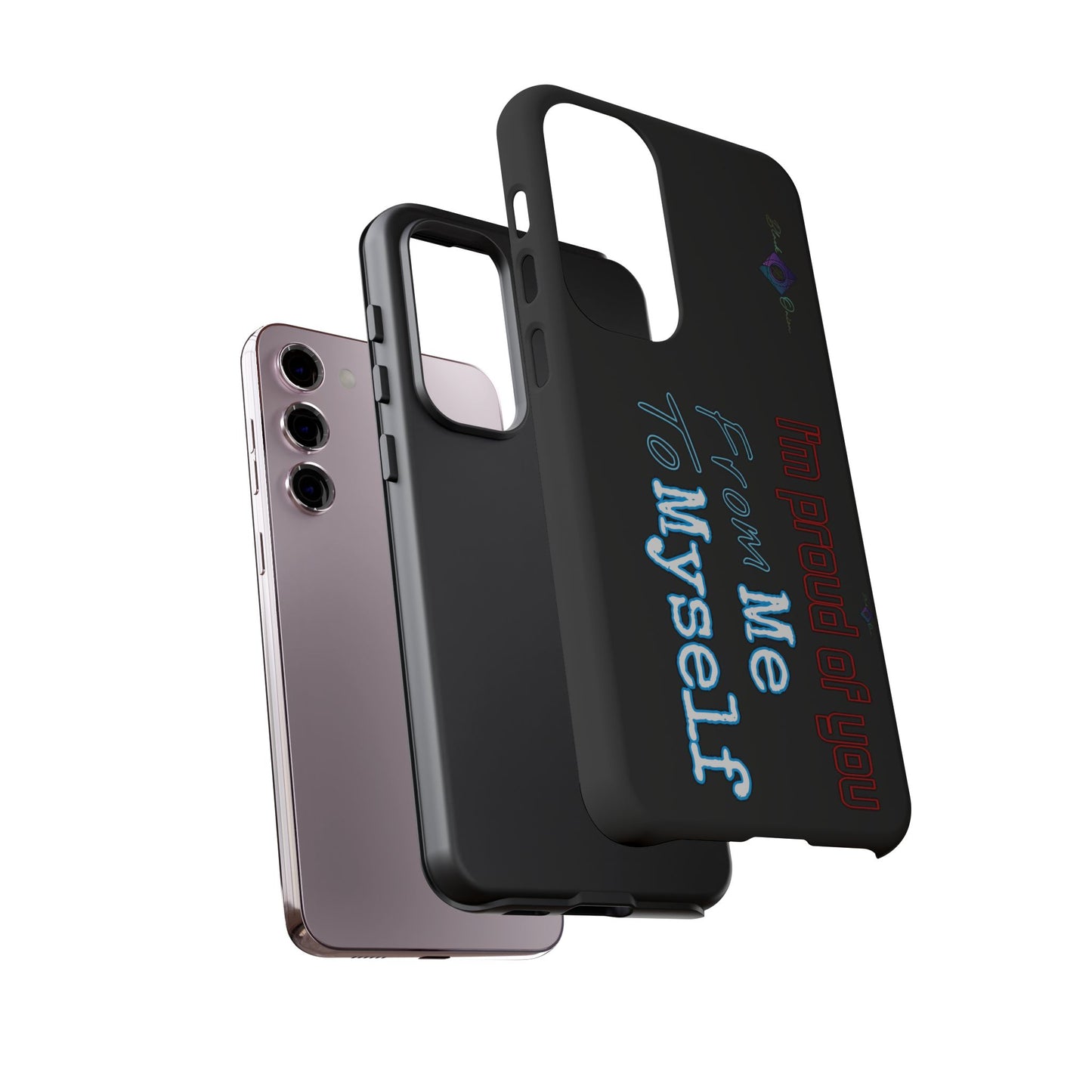 BlackOnion Brand New Phone Case - with Motivational Workout Motif’I’m proud of you ‘💪🔥🫵
