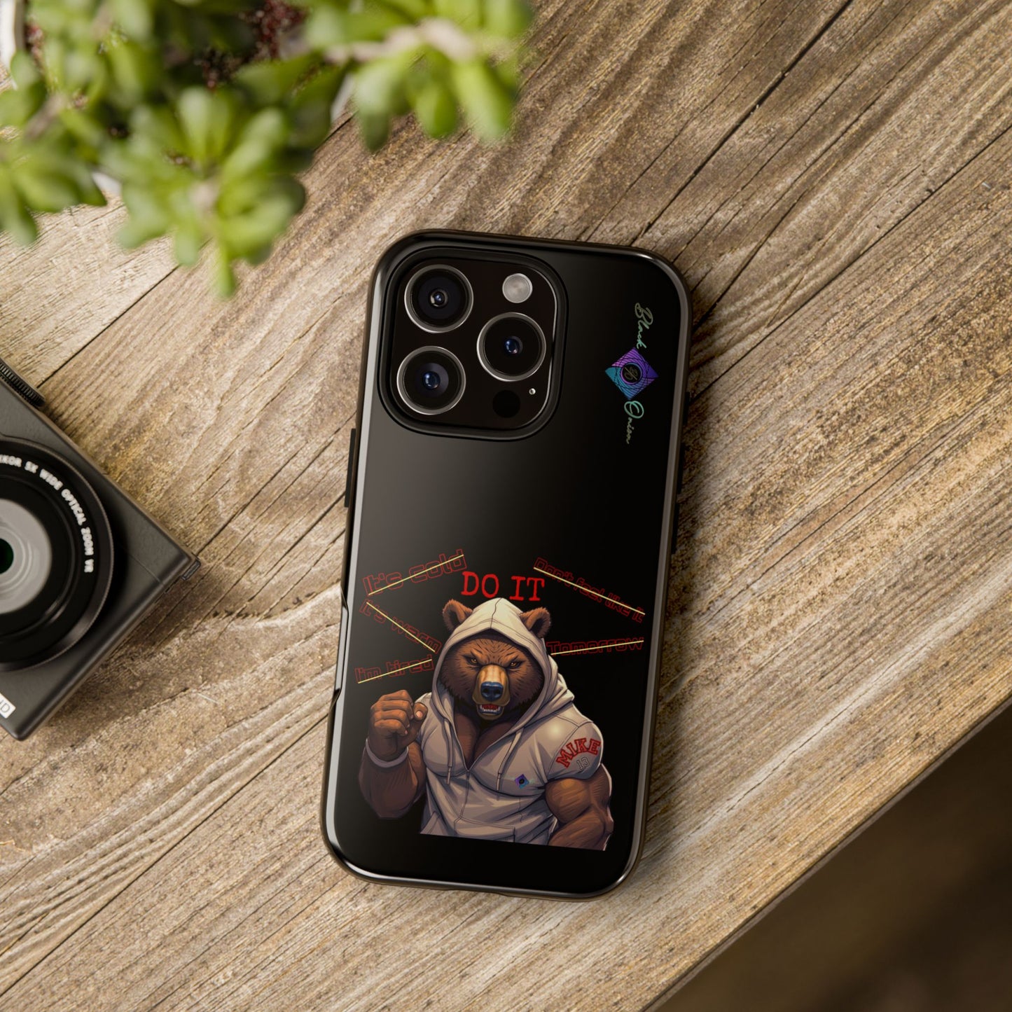 BlackOnion Brand New Phone Case - with Motivational Workout Motif’Do it ‘💪🔥🫵