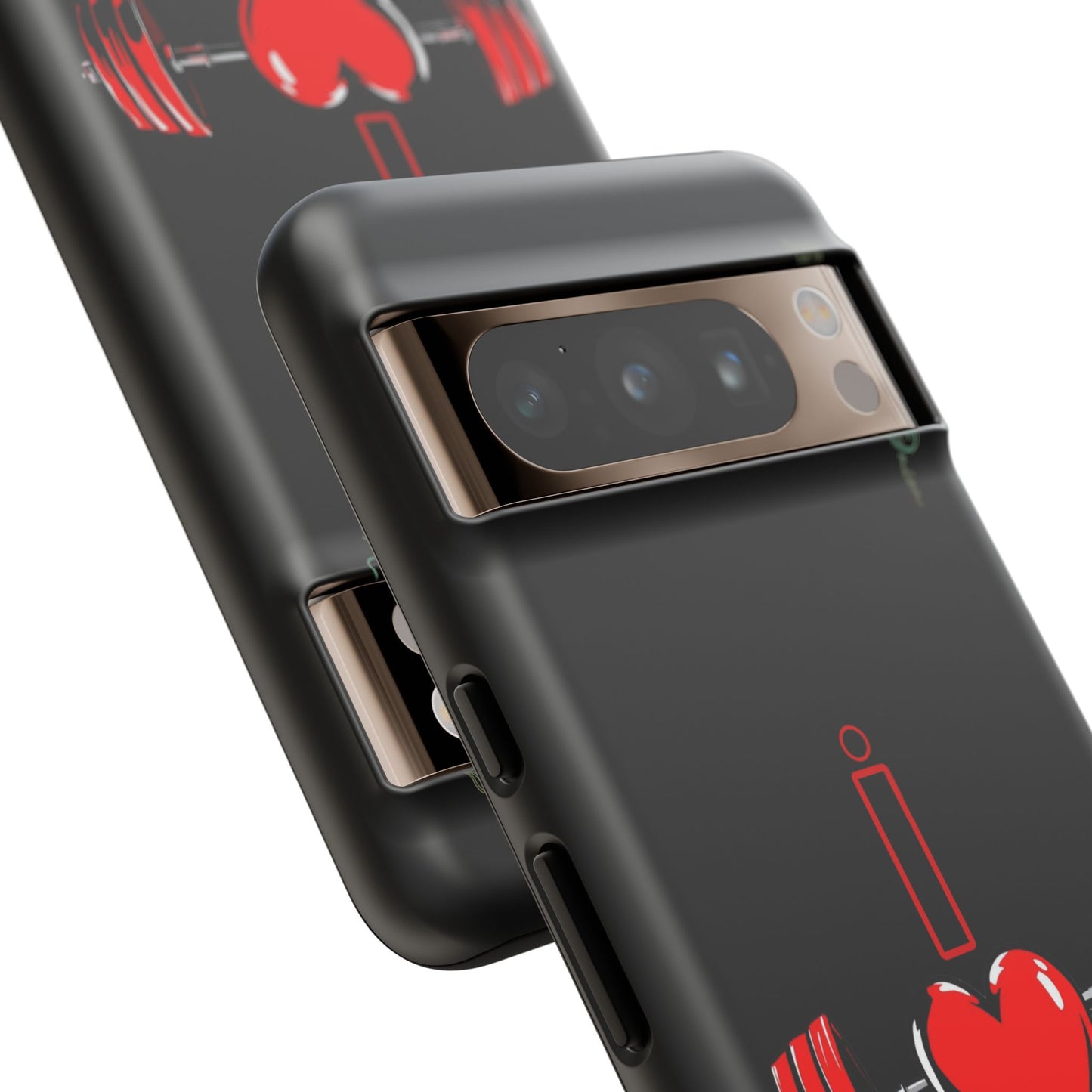 BlackOnion Brand New Phone Case - with Motivational Workout Motif’I Love Gym ‘💪🔥🫵
