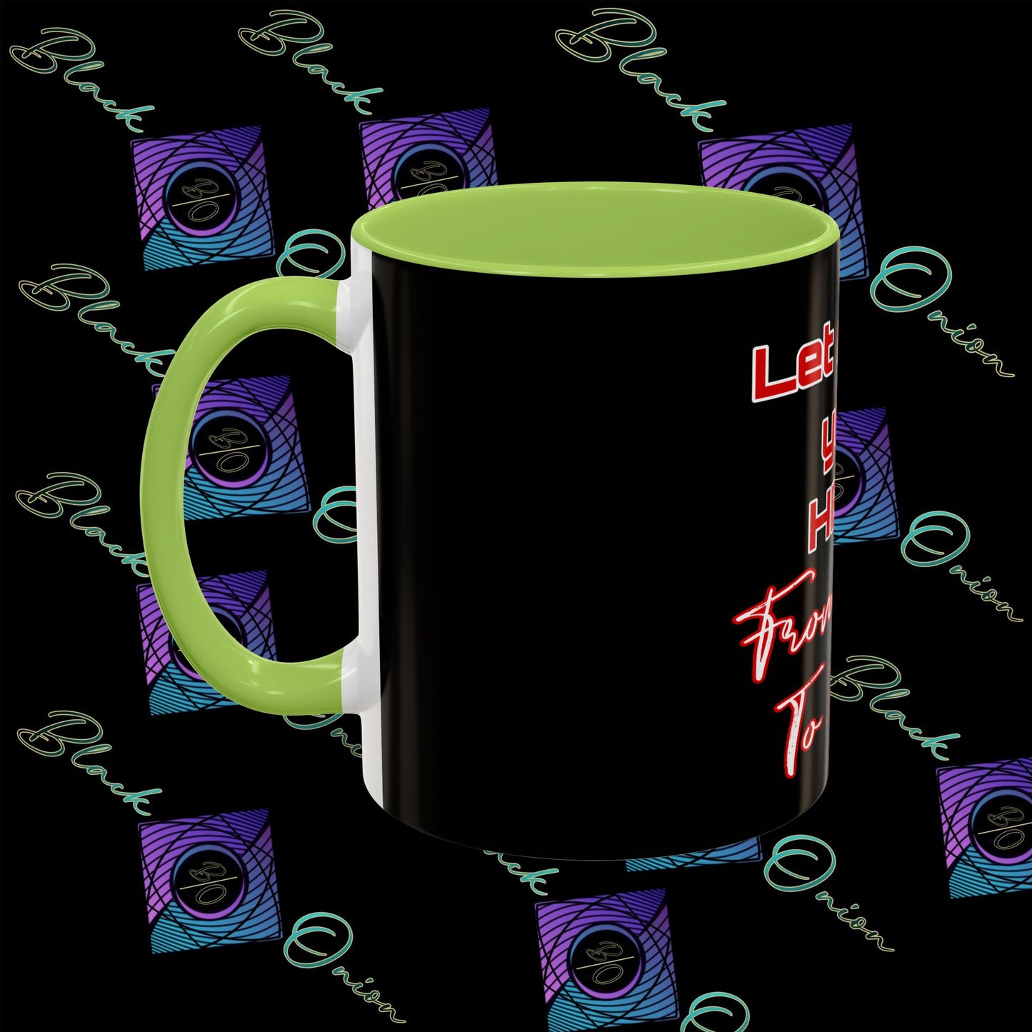 BlackOnion Coffee Mug Serial 2 with Workout Motif ‘Let me be your Hero’🫵🔥💪