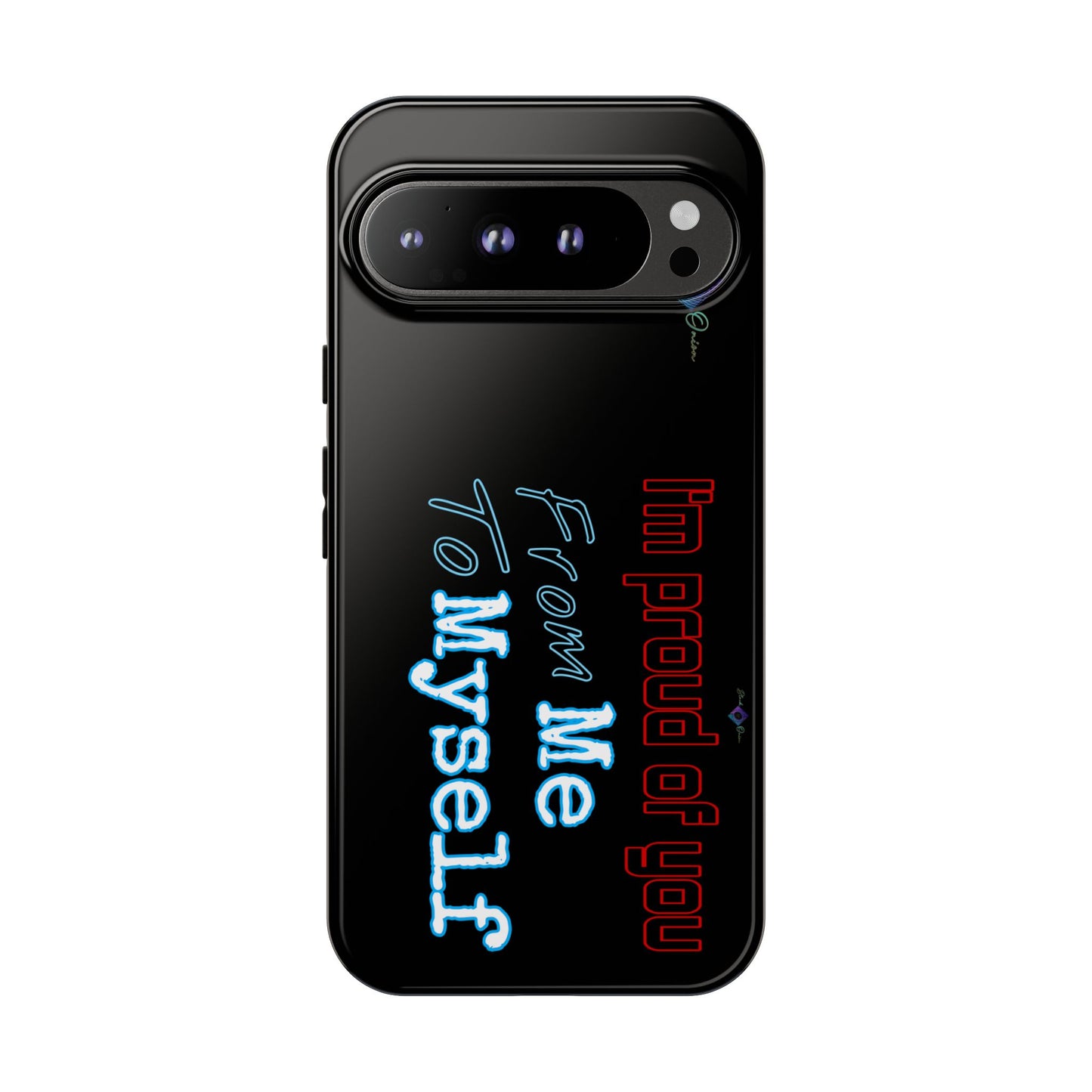BlackOnion Brand New Phone Case - with Motivational Workout Motif’I’m proud of you ‘💪🔥🫵