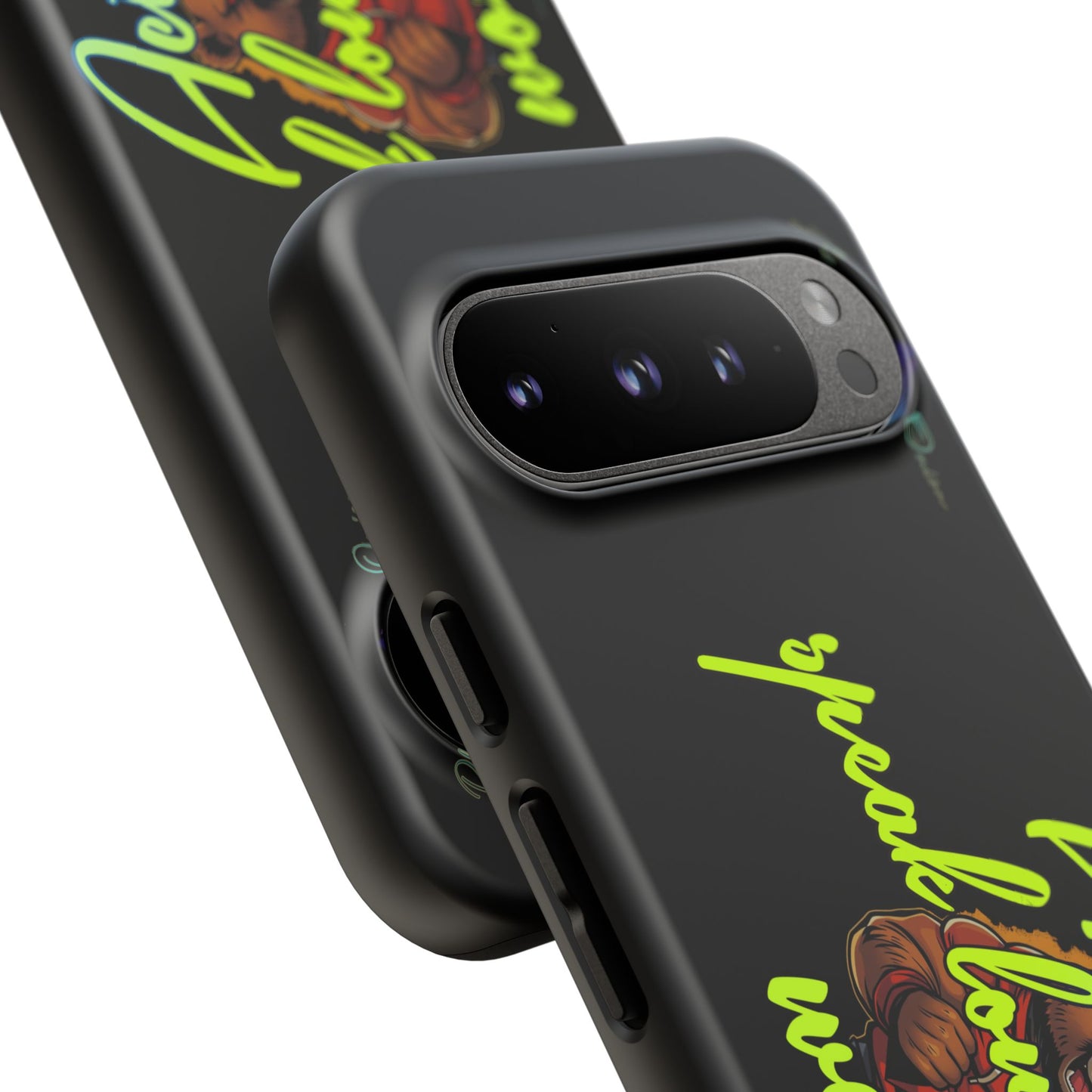 BlackOnion Brand New Phone Case - with Motivational Workout Motif ‘Actions speak lauder ‘💪🔥🫵