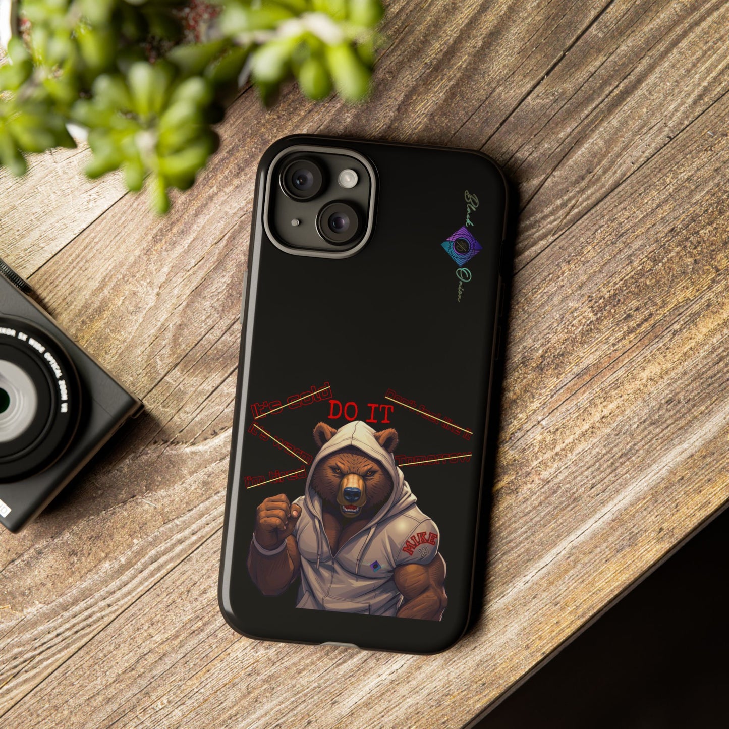 BlackOnion Brand New Phone Case - with Motivational Workout Motif’Do it ‘💪🔥🫵