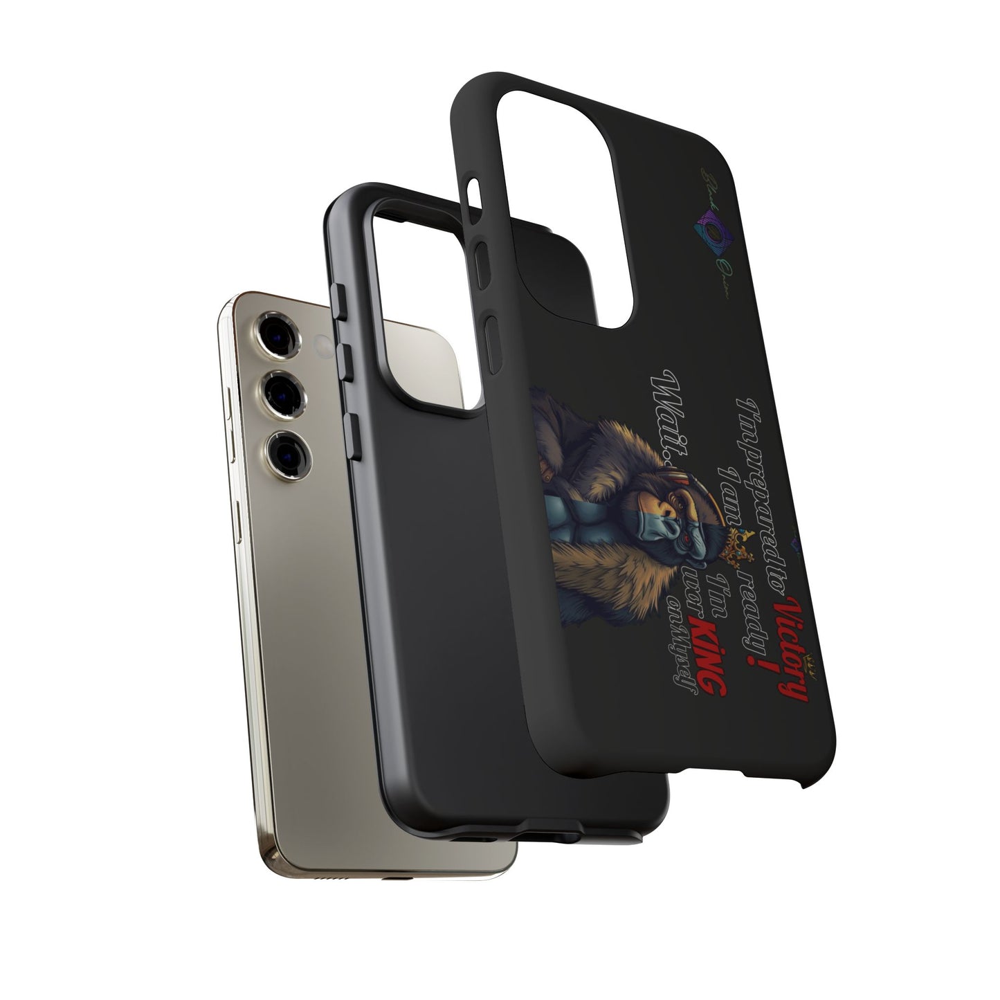 BlackOnion Brand New Phone Case - with Motivational Workout Motif’Victory 👑‘💪🔥🫵