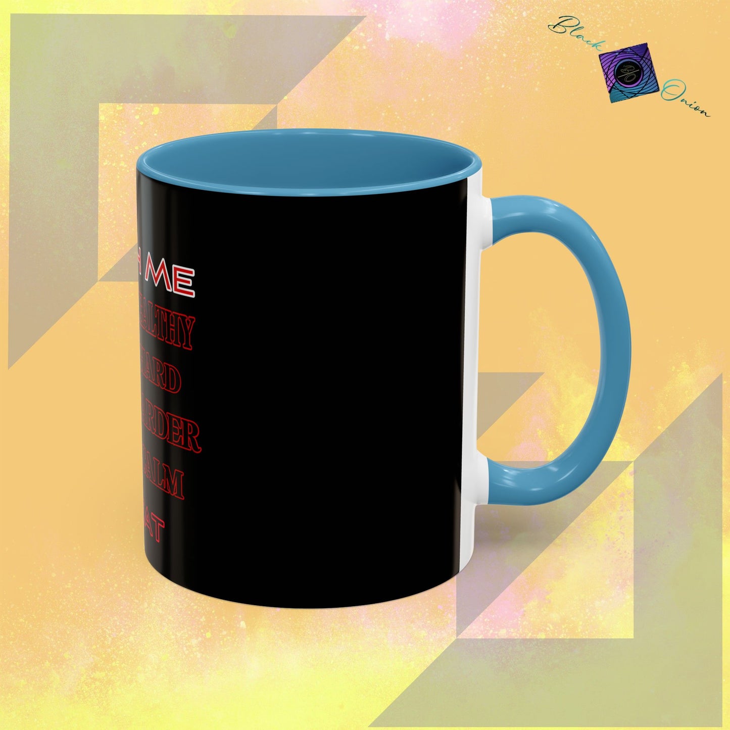 BlackOnion Coffee Mug Serial 2 with Workout Motif ‘Watch me’🫵🔥💪
